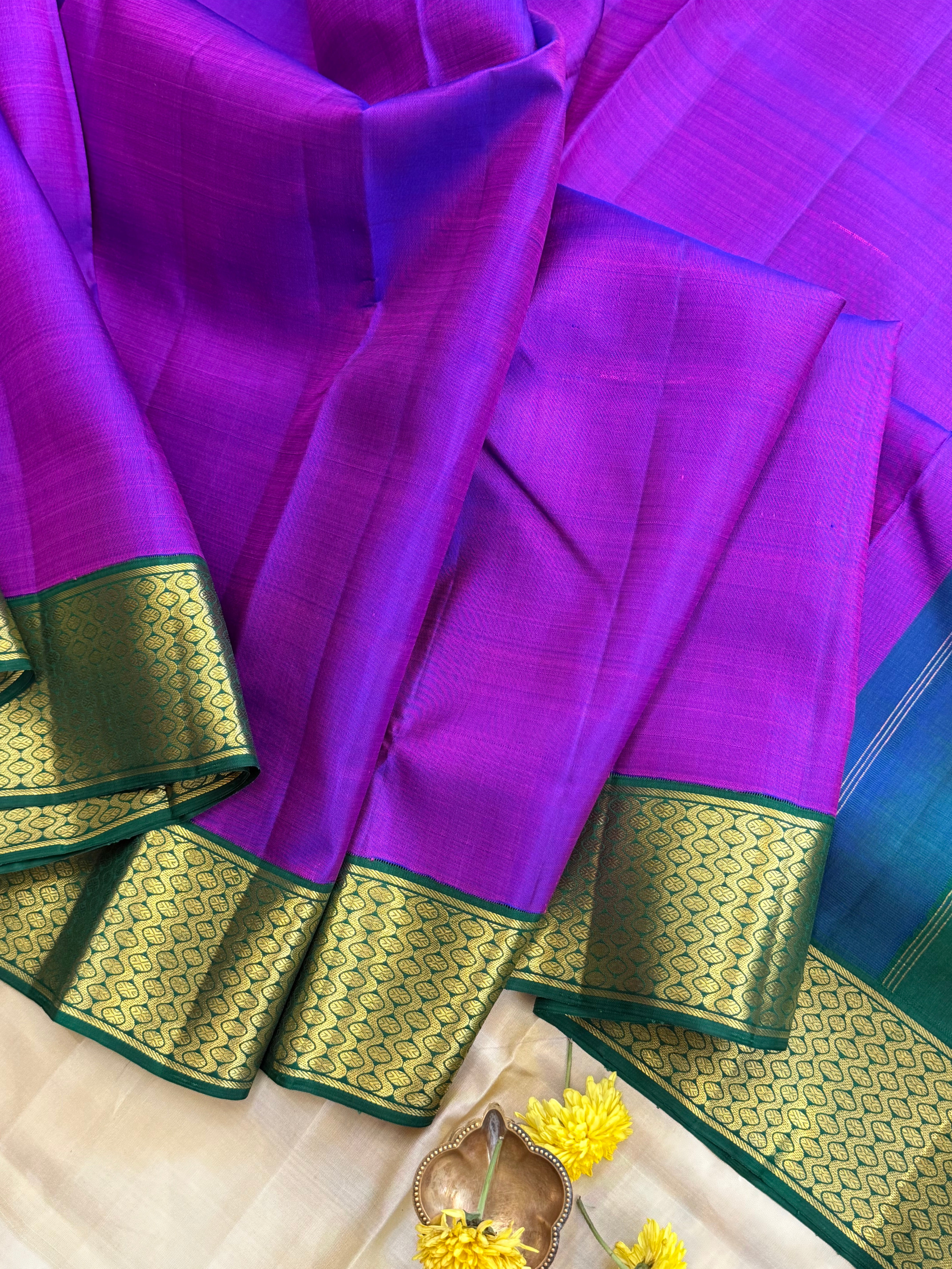 10 YARDS KORVAI / KANJIPURAM SILK SAREE CLSA 8920