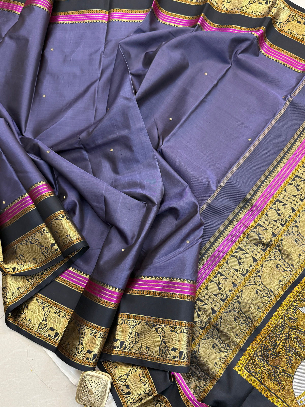 special edition- unique pallu and pure silk sarees clsa 12567