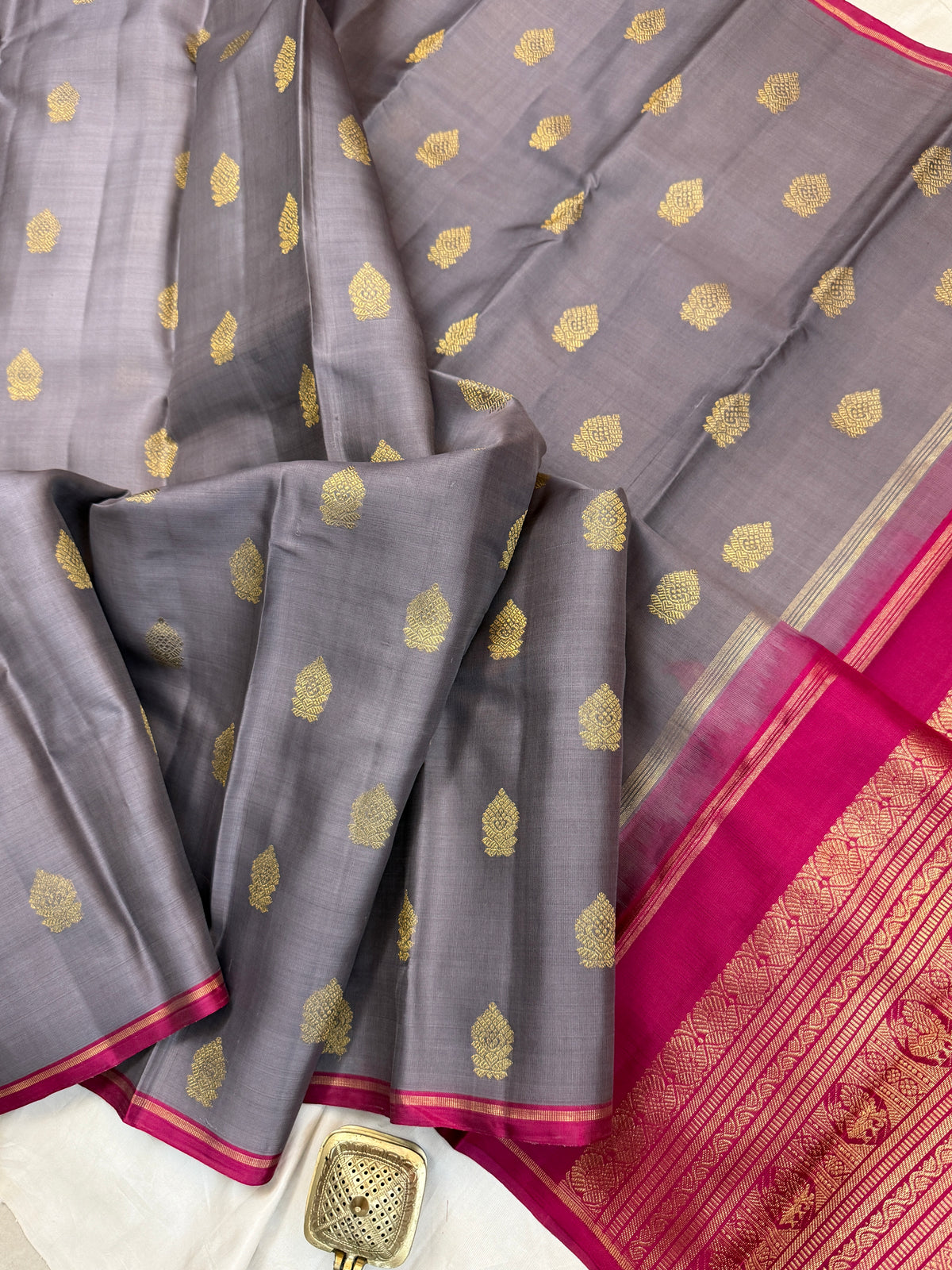Organza / pure Zari Kanjipuram clsa12516
