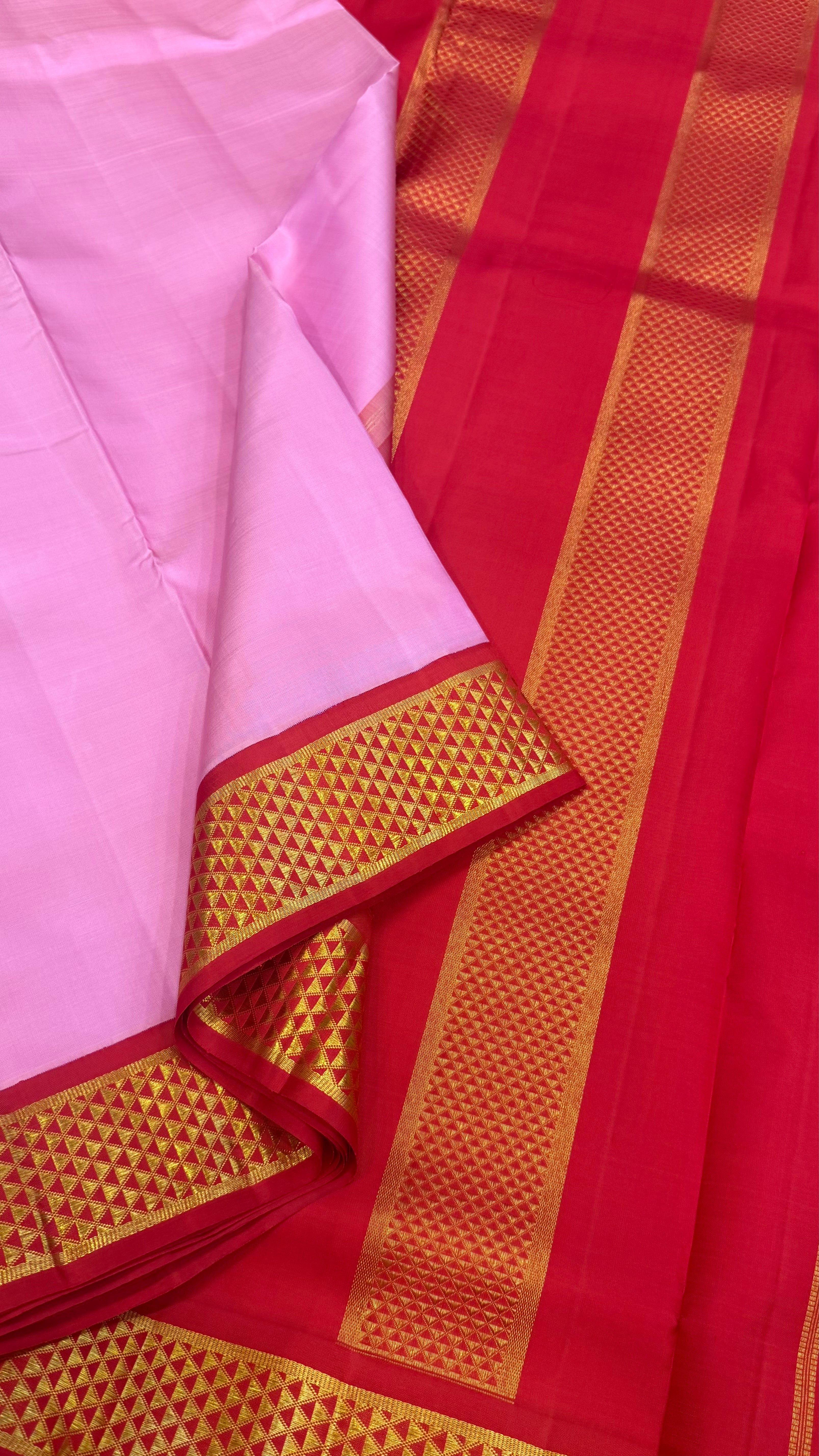 10 yards korvai Kanjipuram silk