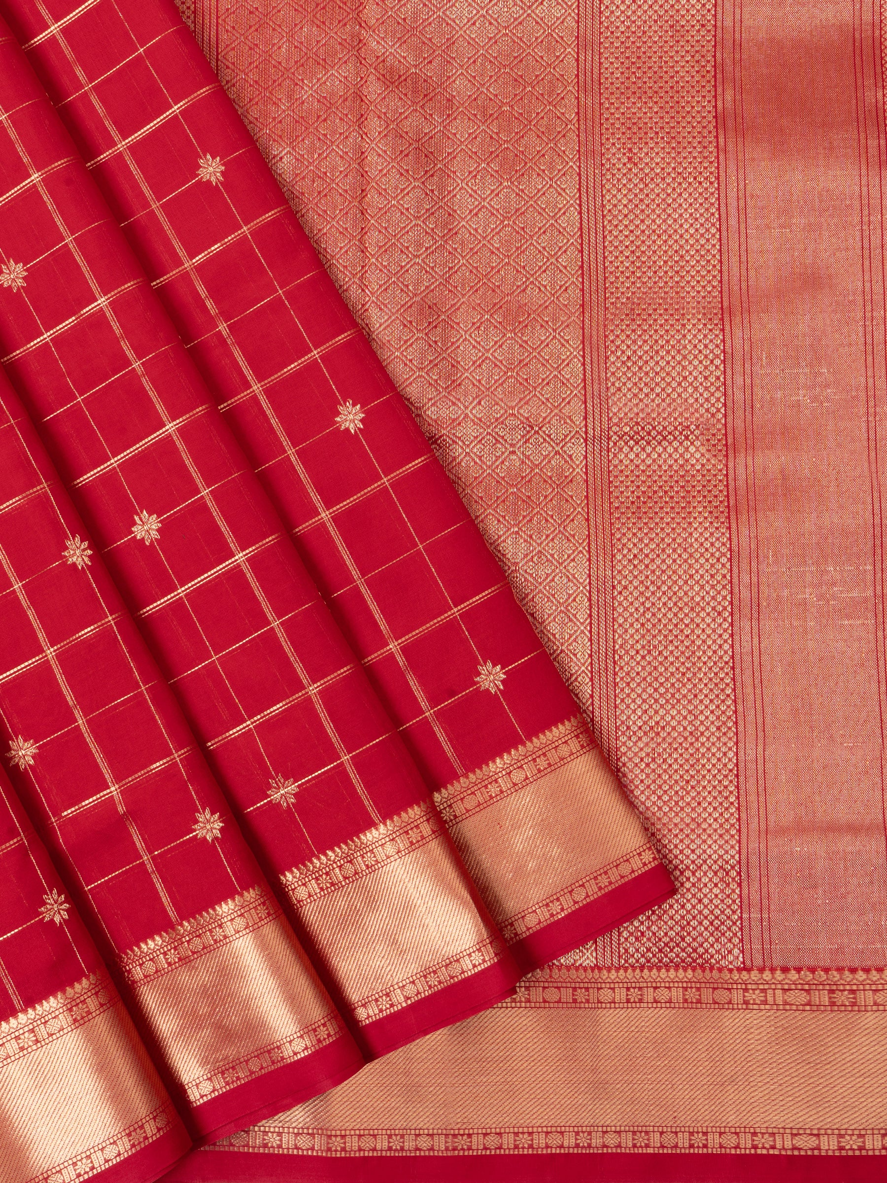 Red kattam / Premium Silk Cotton CHSA4226