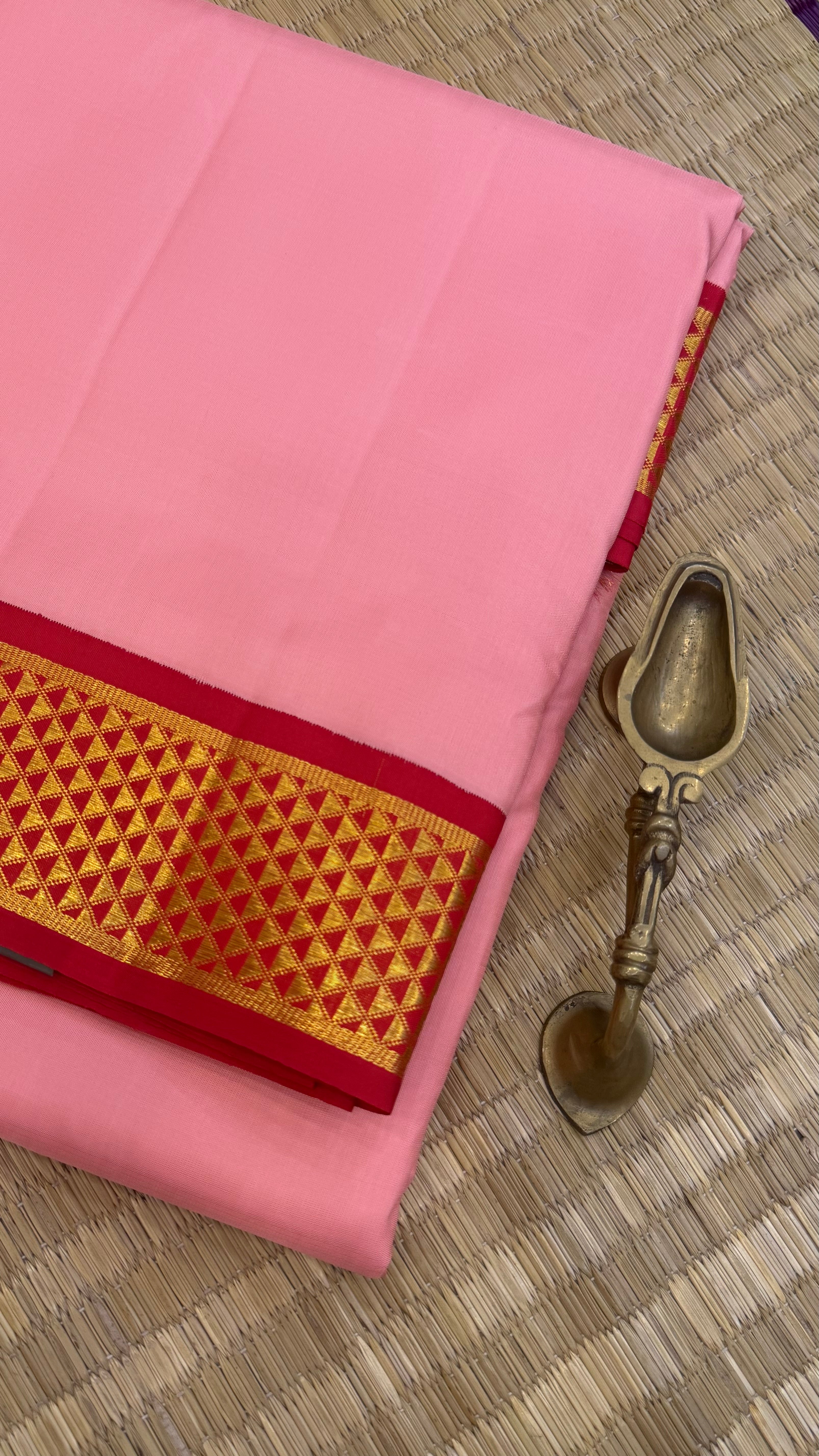 10 yards korvai Kanjipuram silk