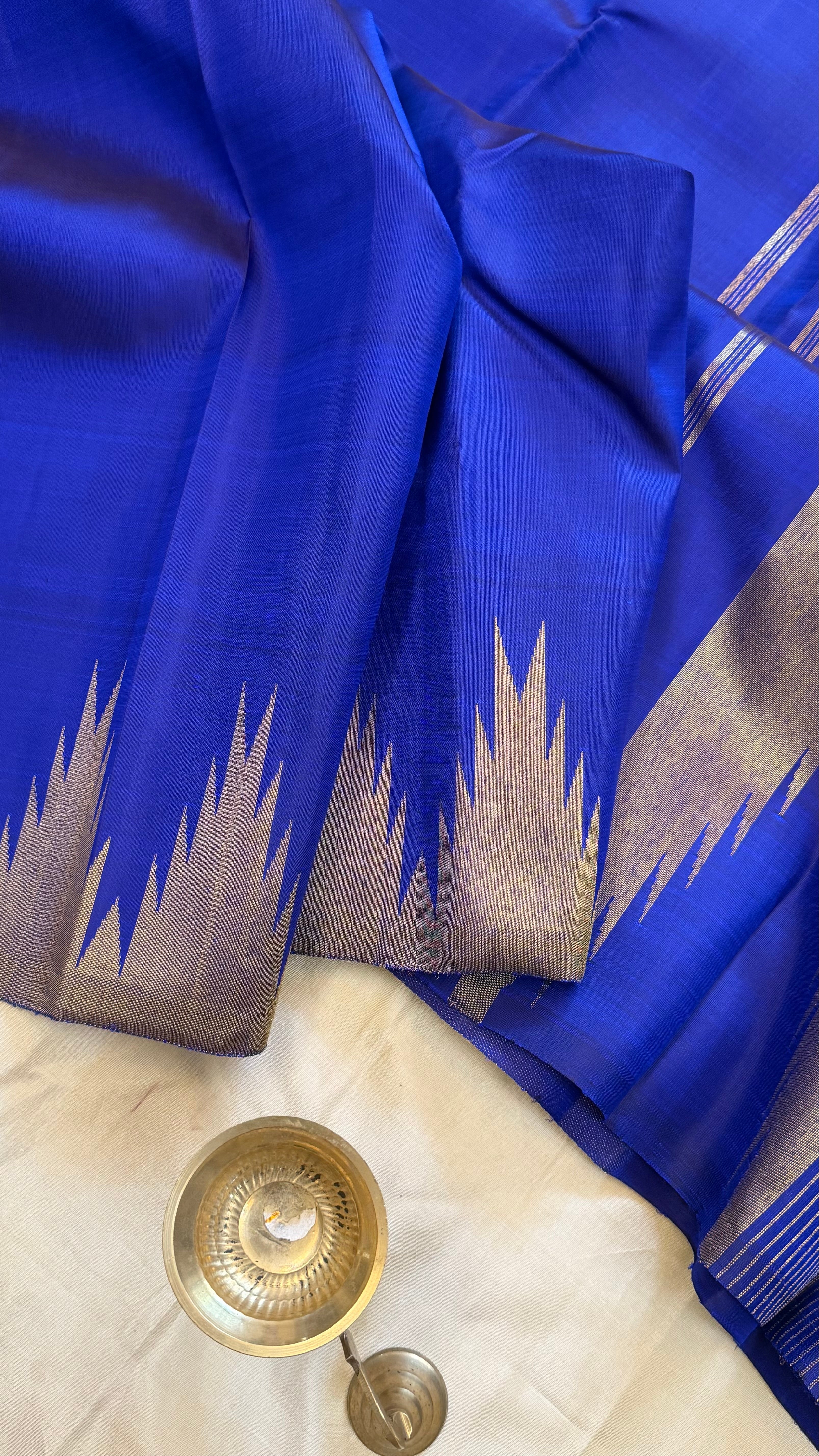 Ms blue 8 kol / kanjipuram silk