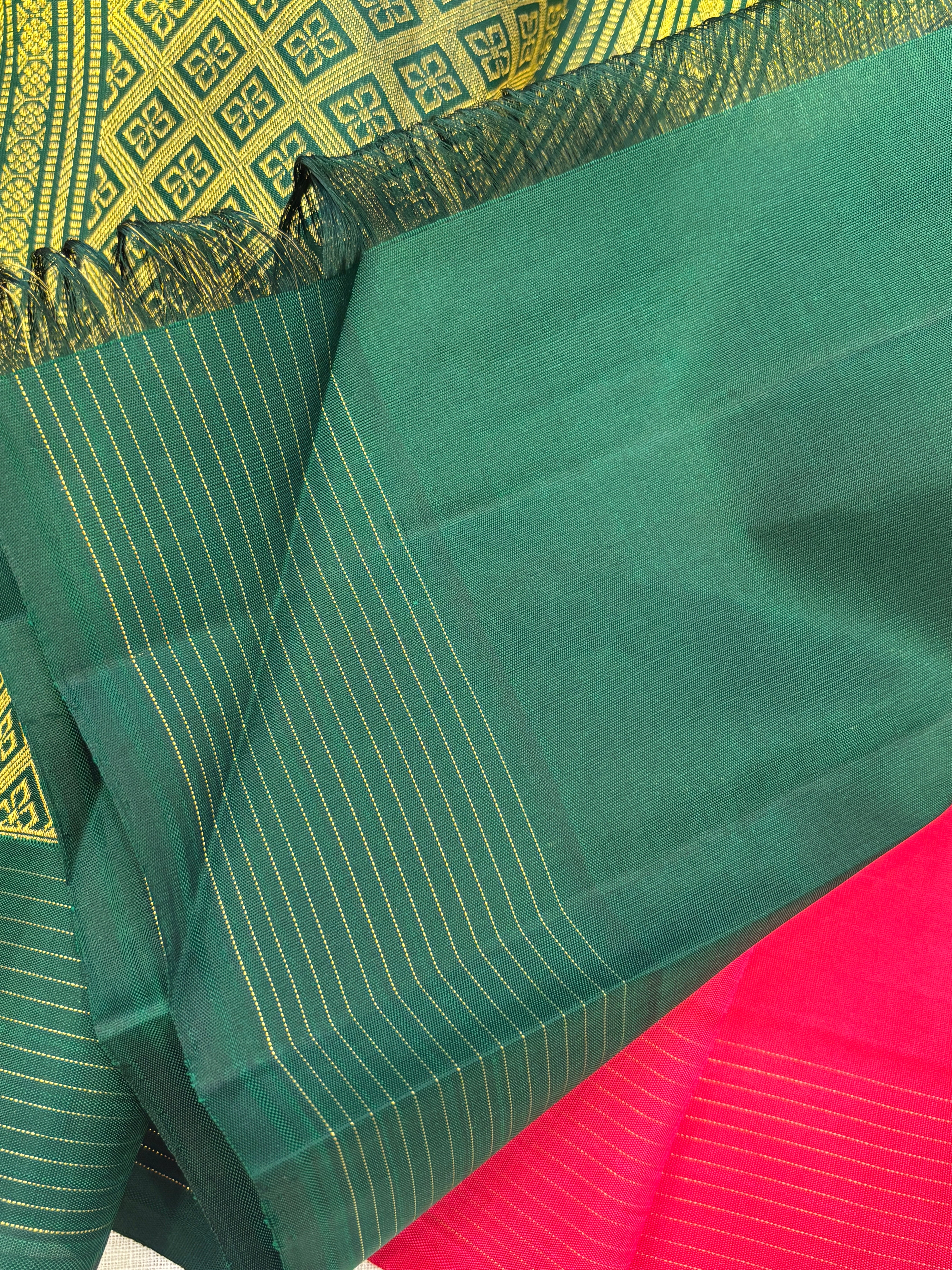 Pink annam butta / kanjipuram silk