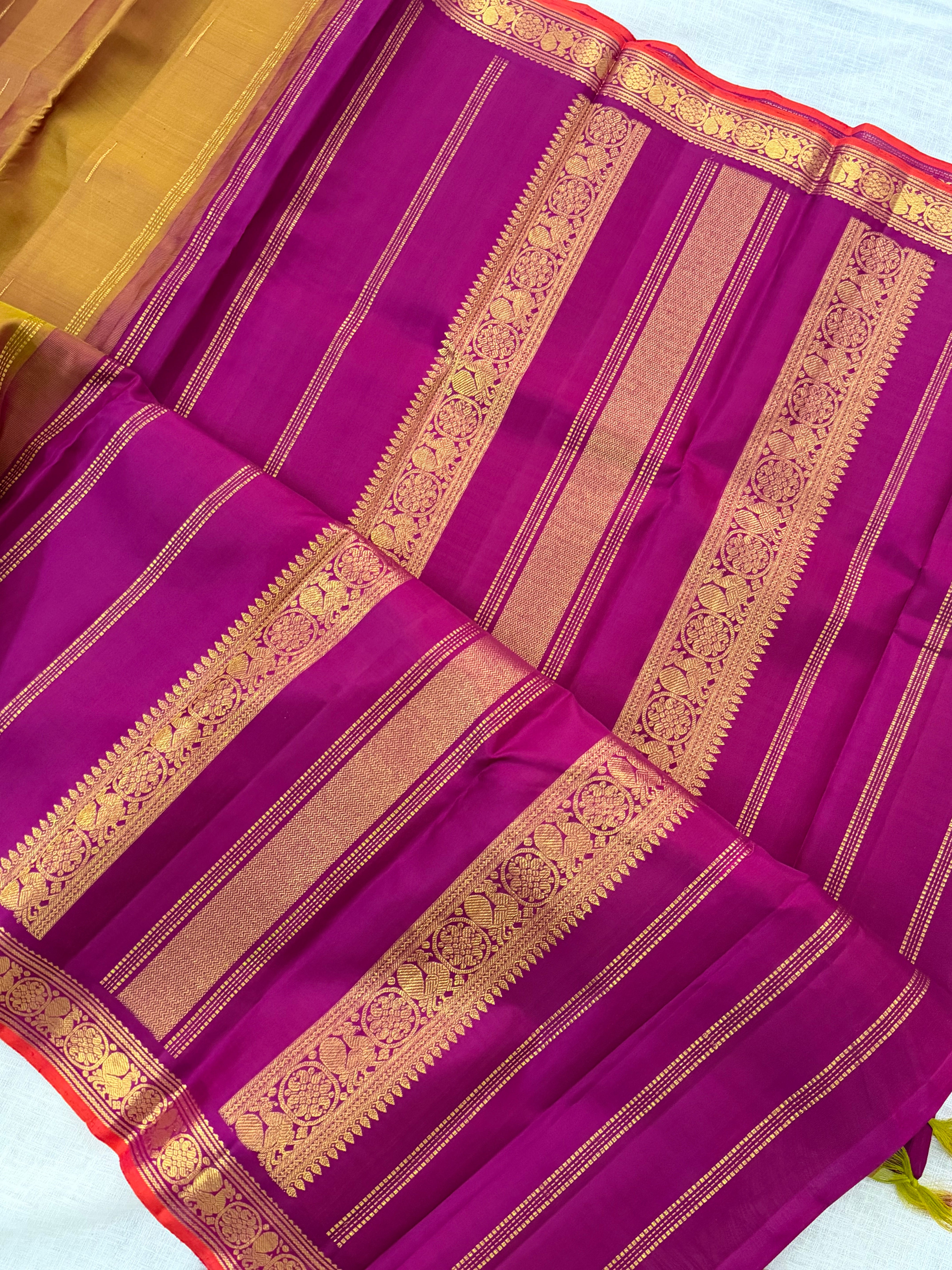 Honey color annam pet / Arani silk