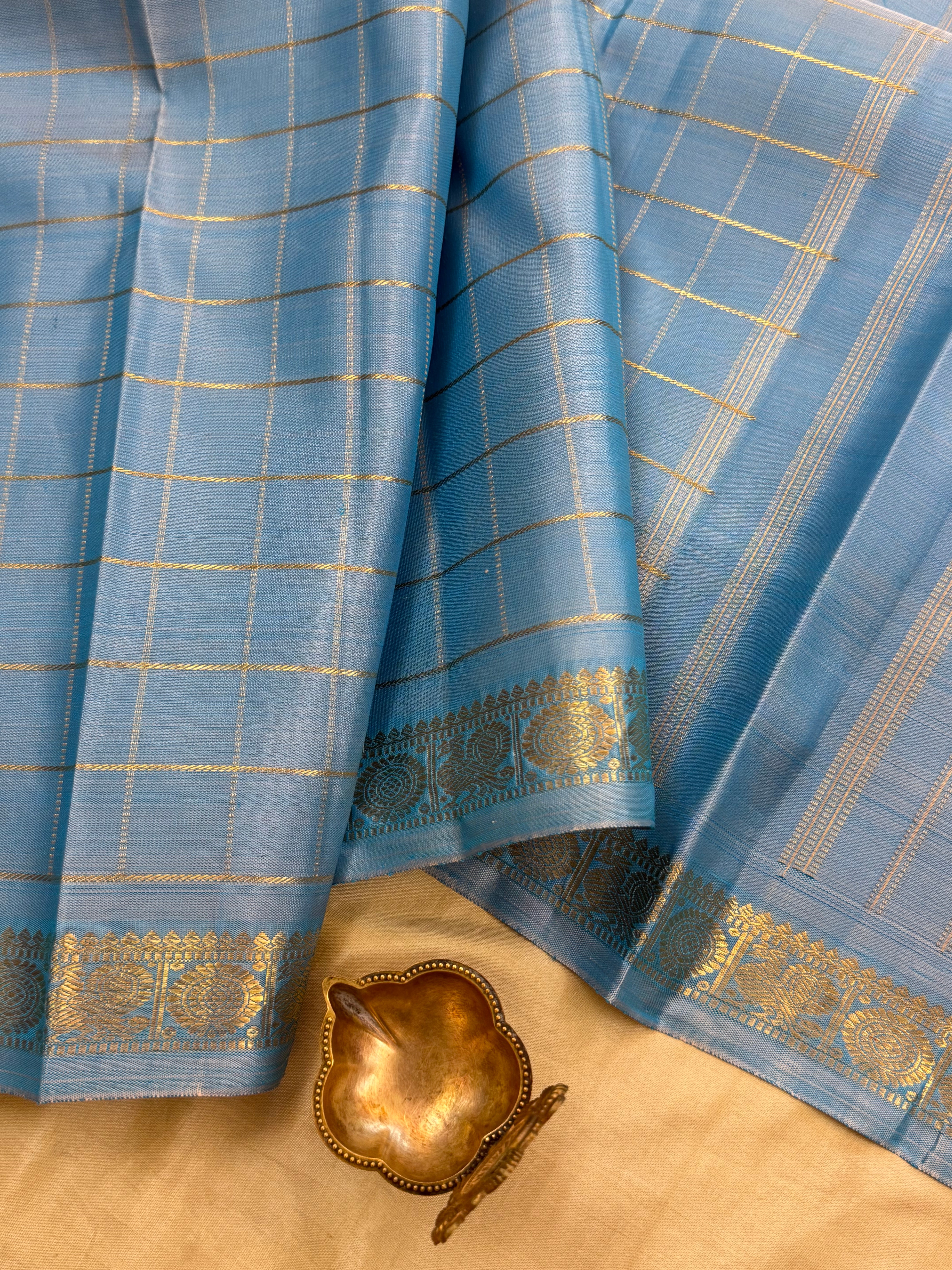 Zari Kattam / kanjipuram silk saree CLSA 10928