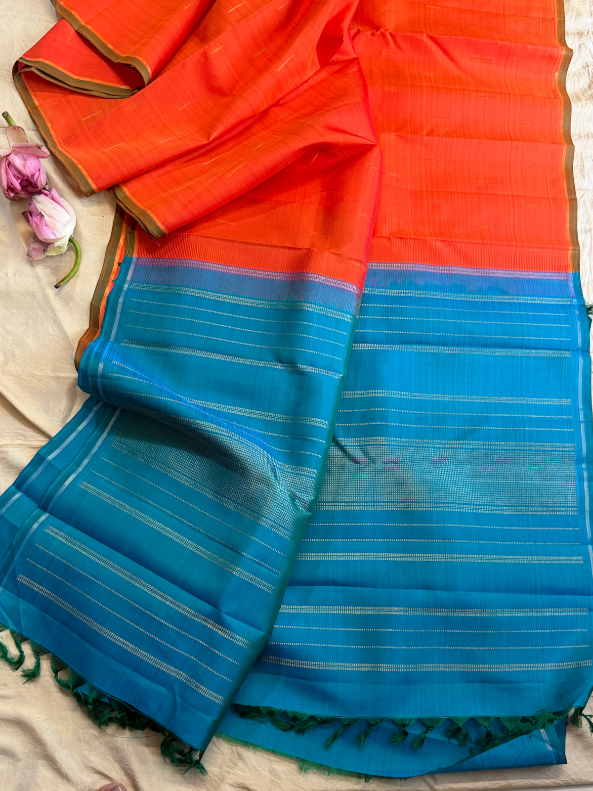 Malli moggu simple pure Zari Kanjipuram clsa12690