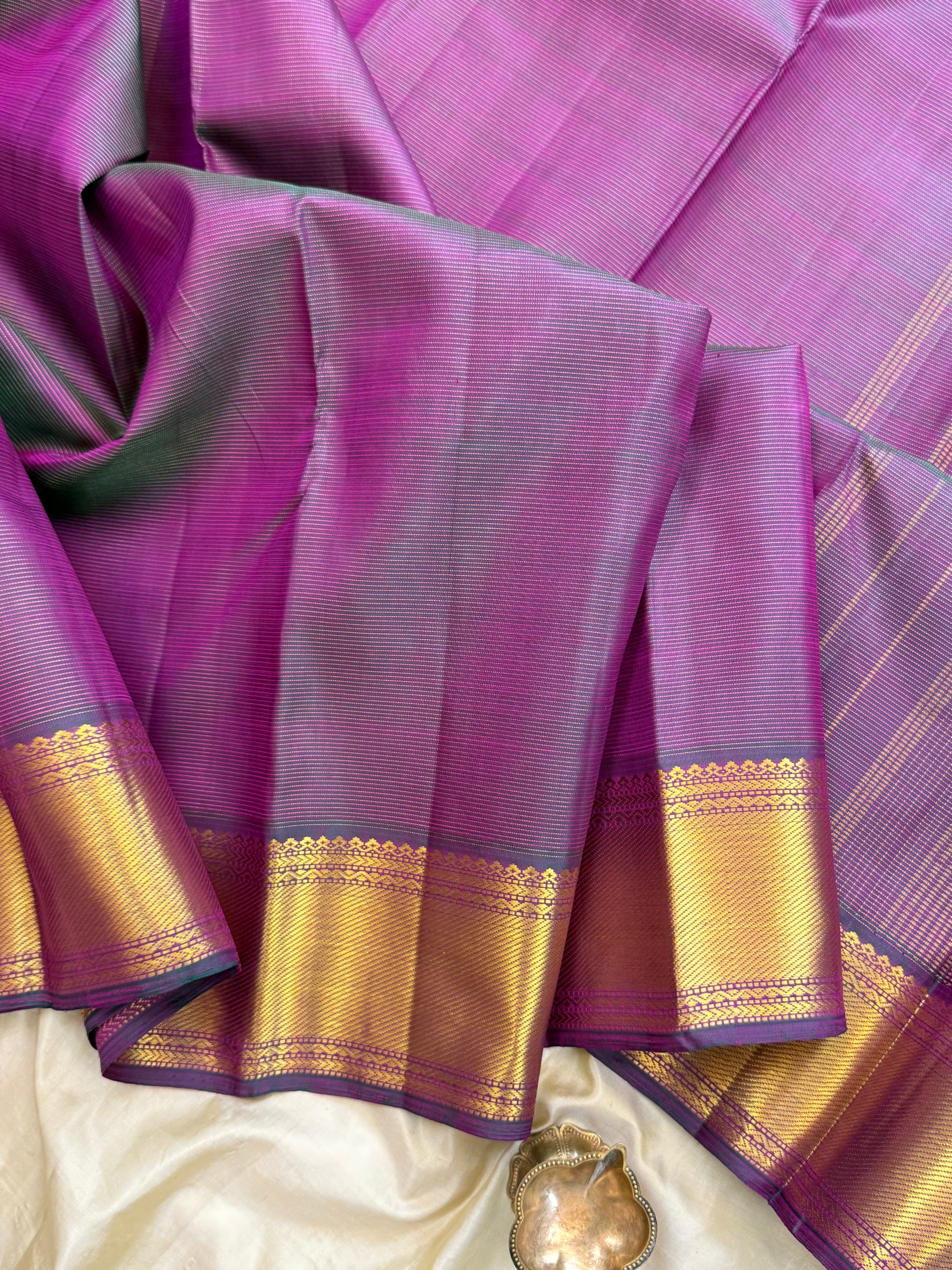 Vadamalli shot green vairaoosi/ Arani silk CL10105