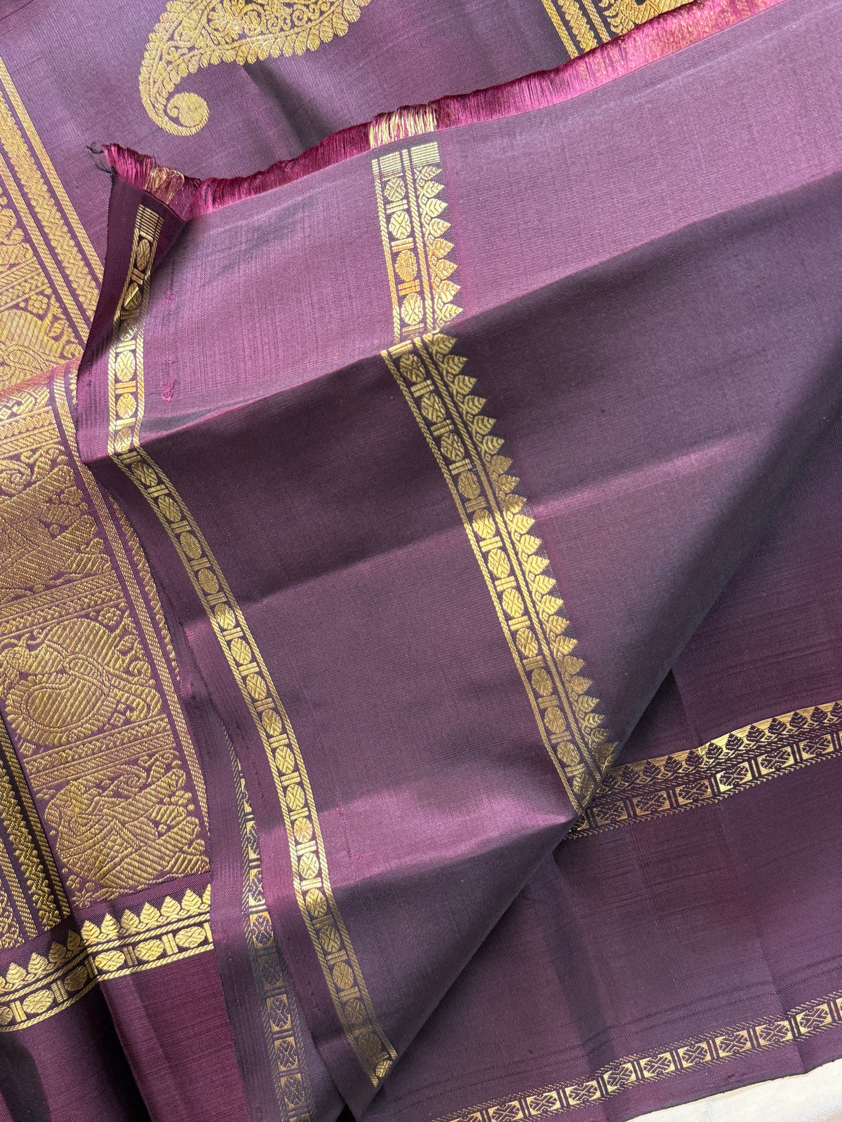 Paaku Rettapet Zari butta / kanjipuram silk saree clsa 11963