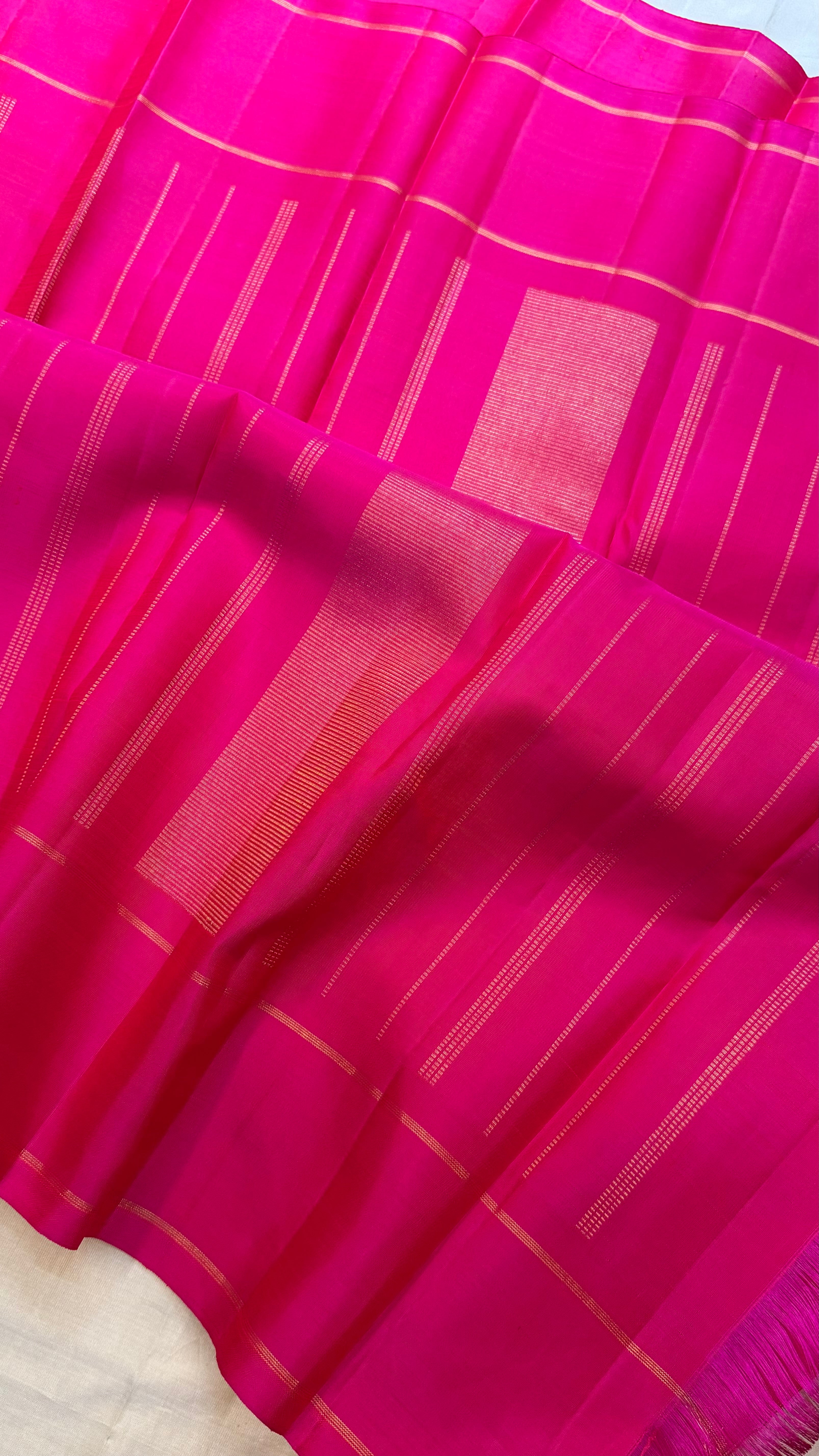Orange and pink / Kanjipuram silk