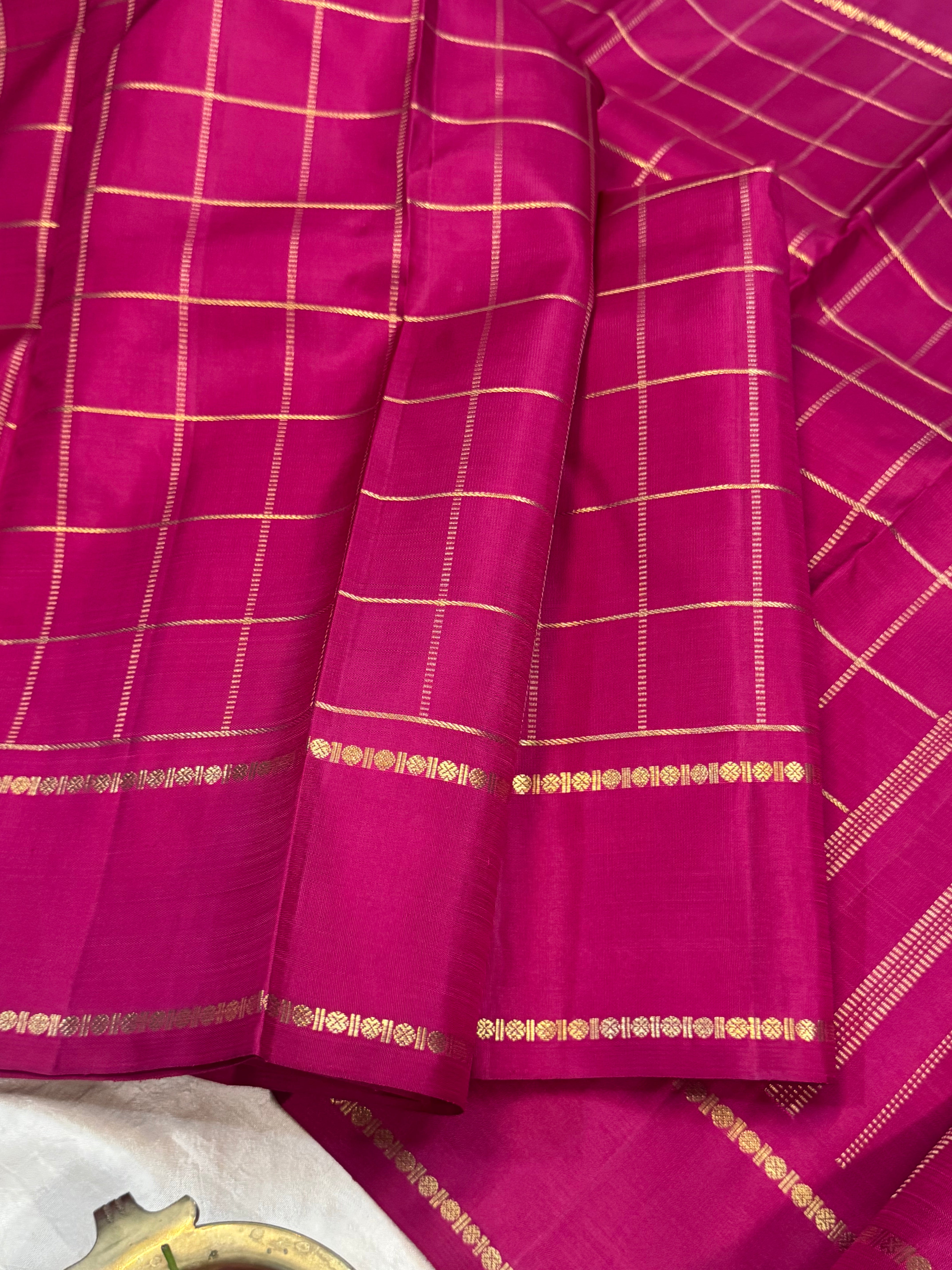Araku zari kattam retta pet / kanjipuram silk
