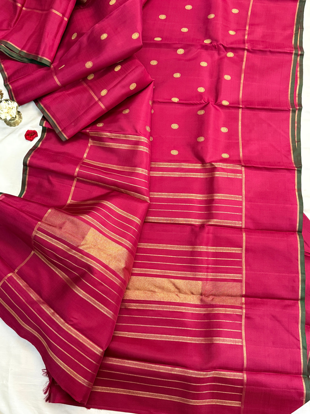 Arakku butta/Kanjipuram silk saree clsa 11643