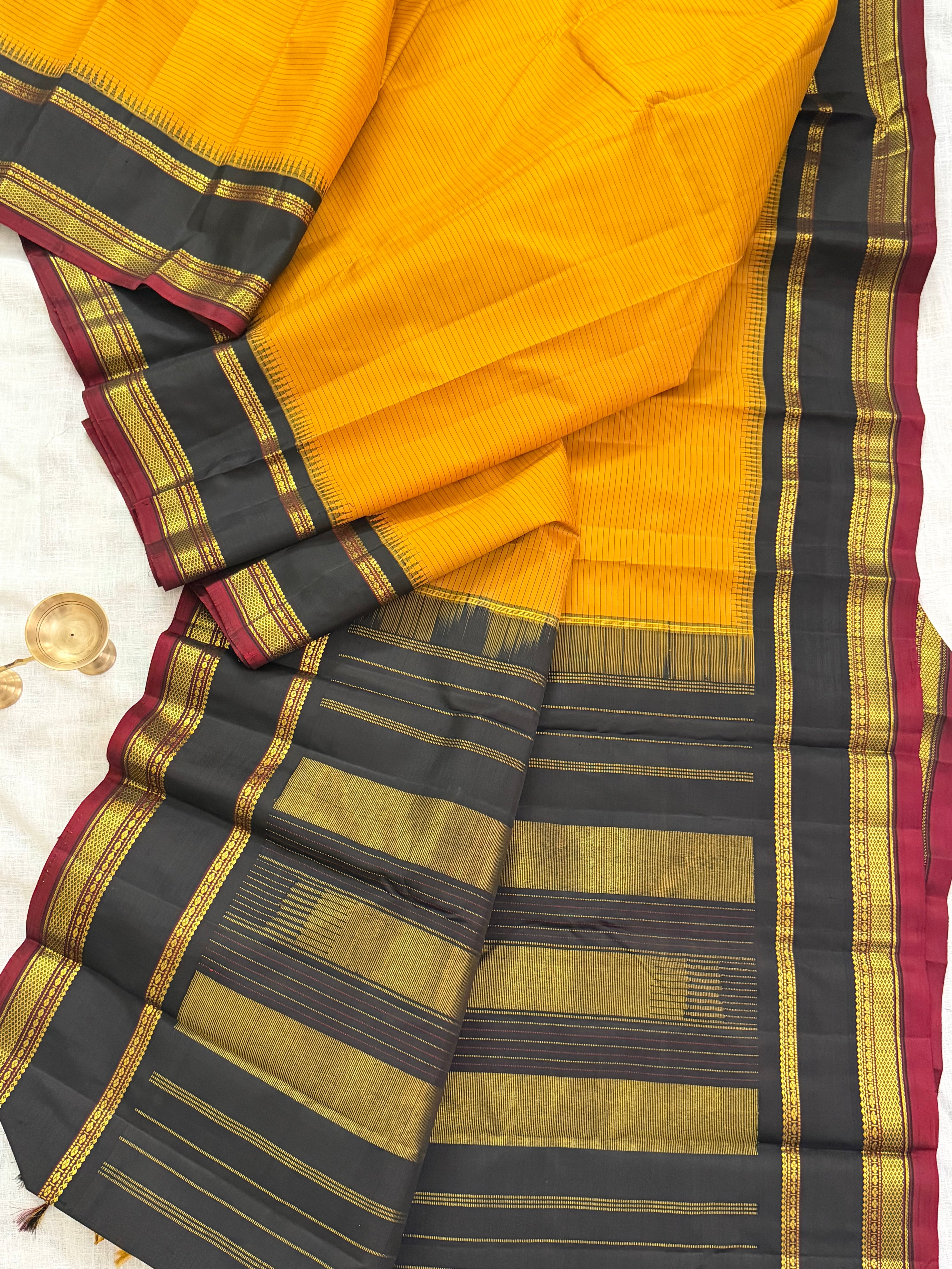 Mustard korvai / Arani silk
