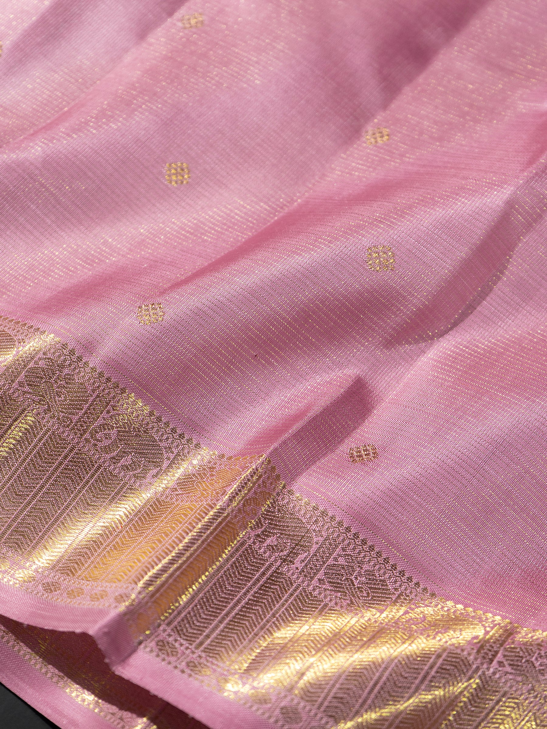 Blush pink Vairaoosi / Kanjipuram Silk Saree CLSA8249