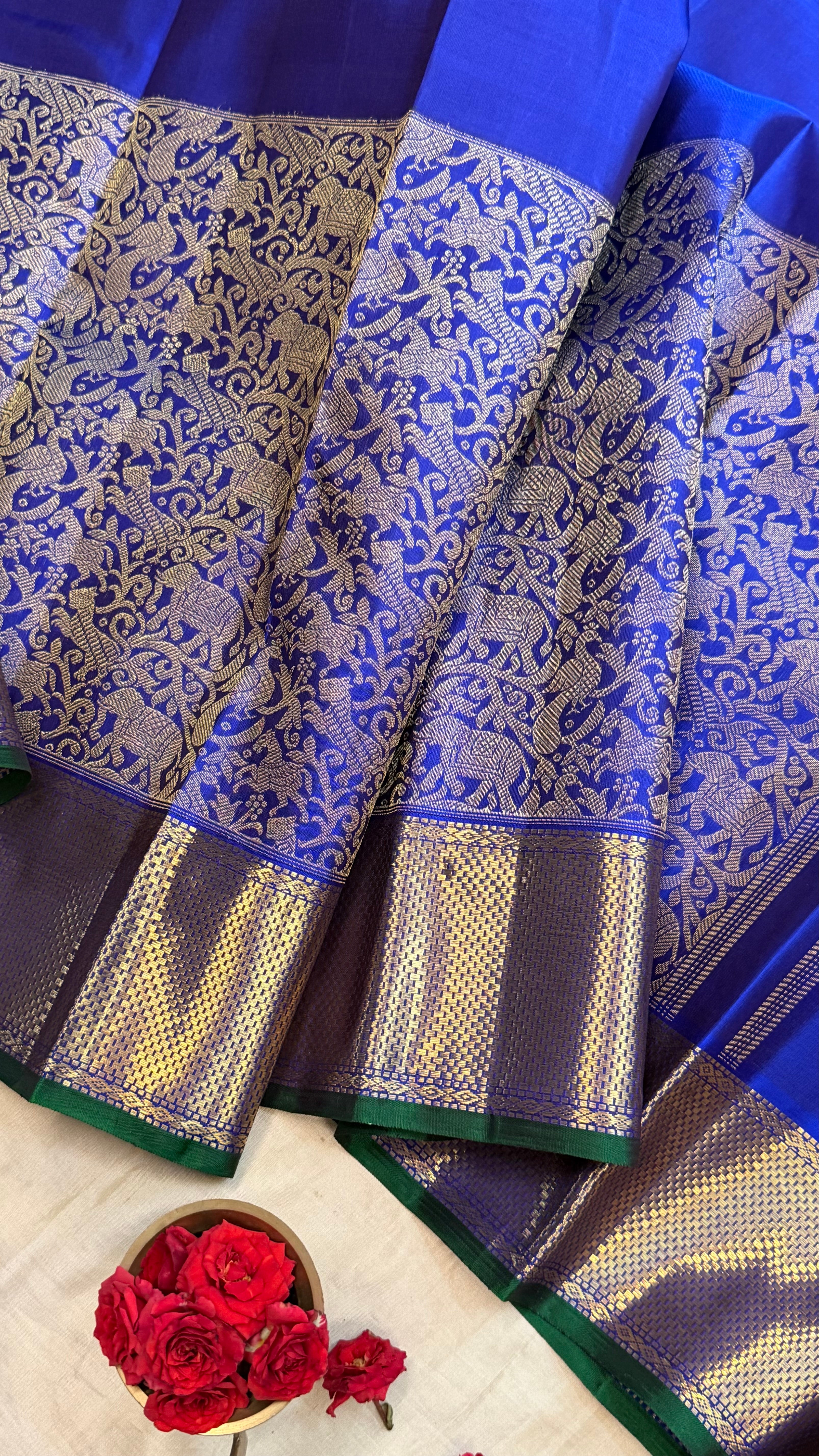 Skirt border vanasingaram lic pet / Kanjipuram Silk