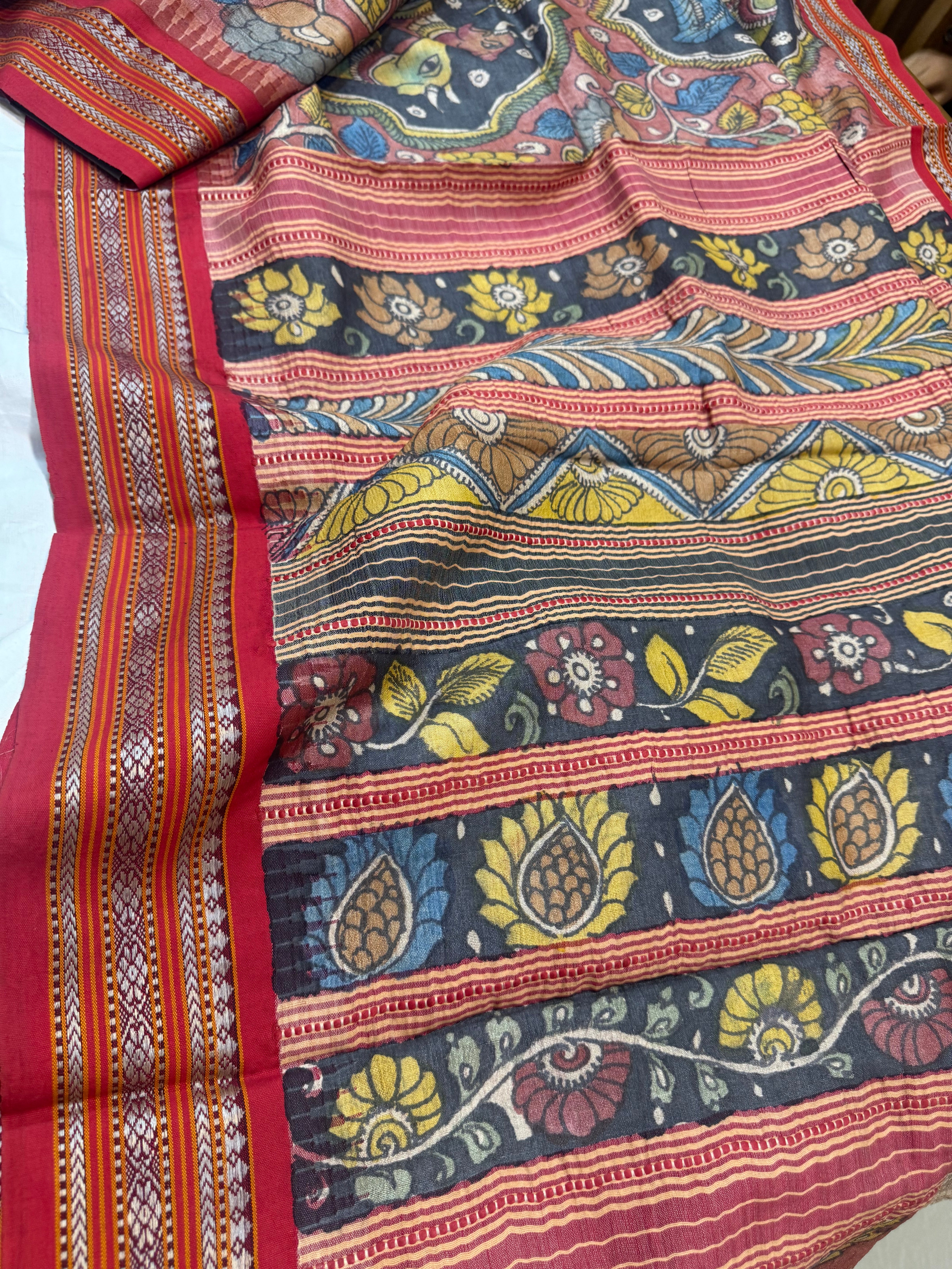 Vanasingaram : Pen Kalamkari in Vidharba Tussar