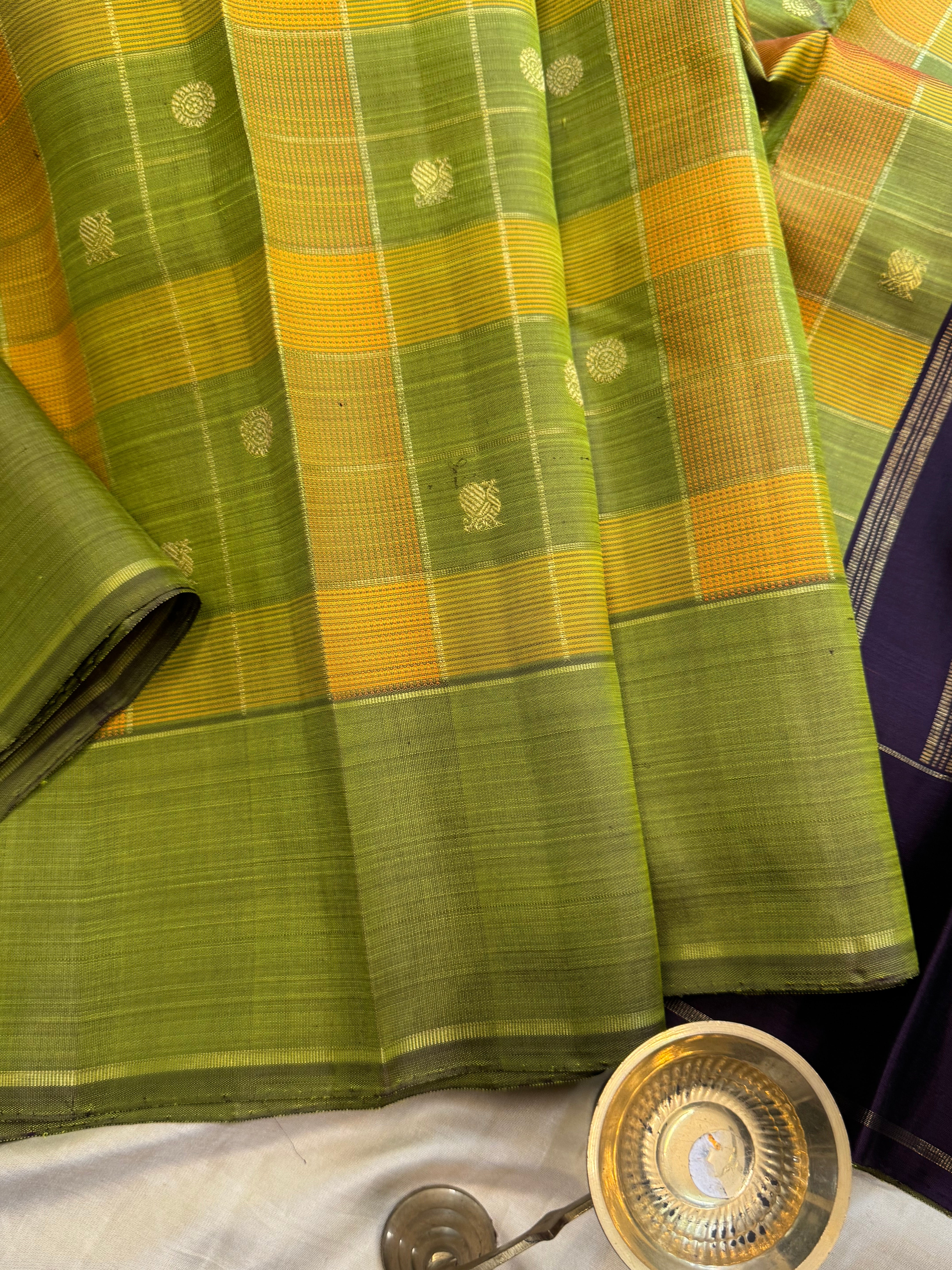 Chettinad kattam Butta / simple kanjipuram silk