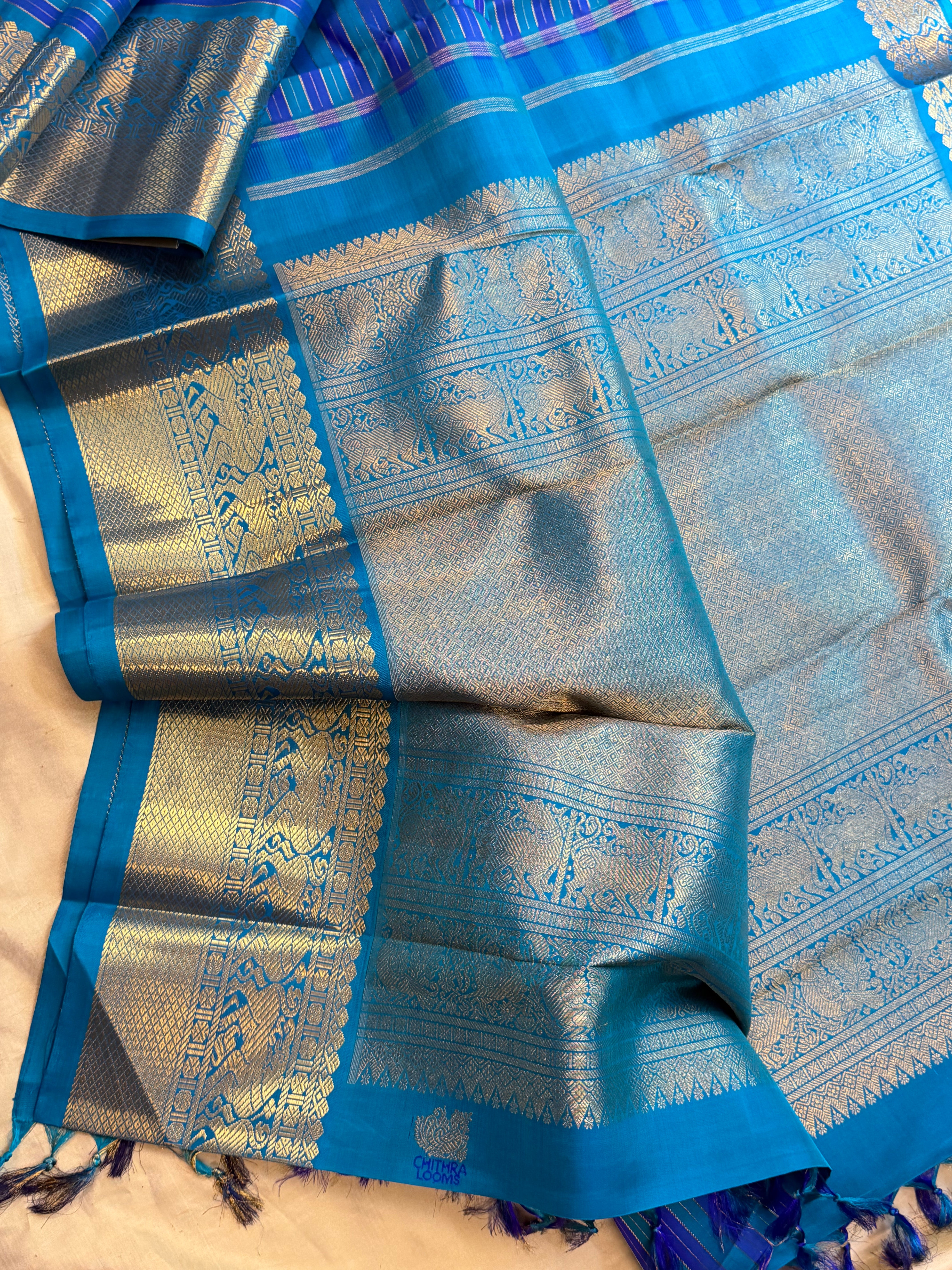 Vaalapoo savuku veldhari / Kanjipuram silk