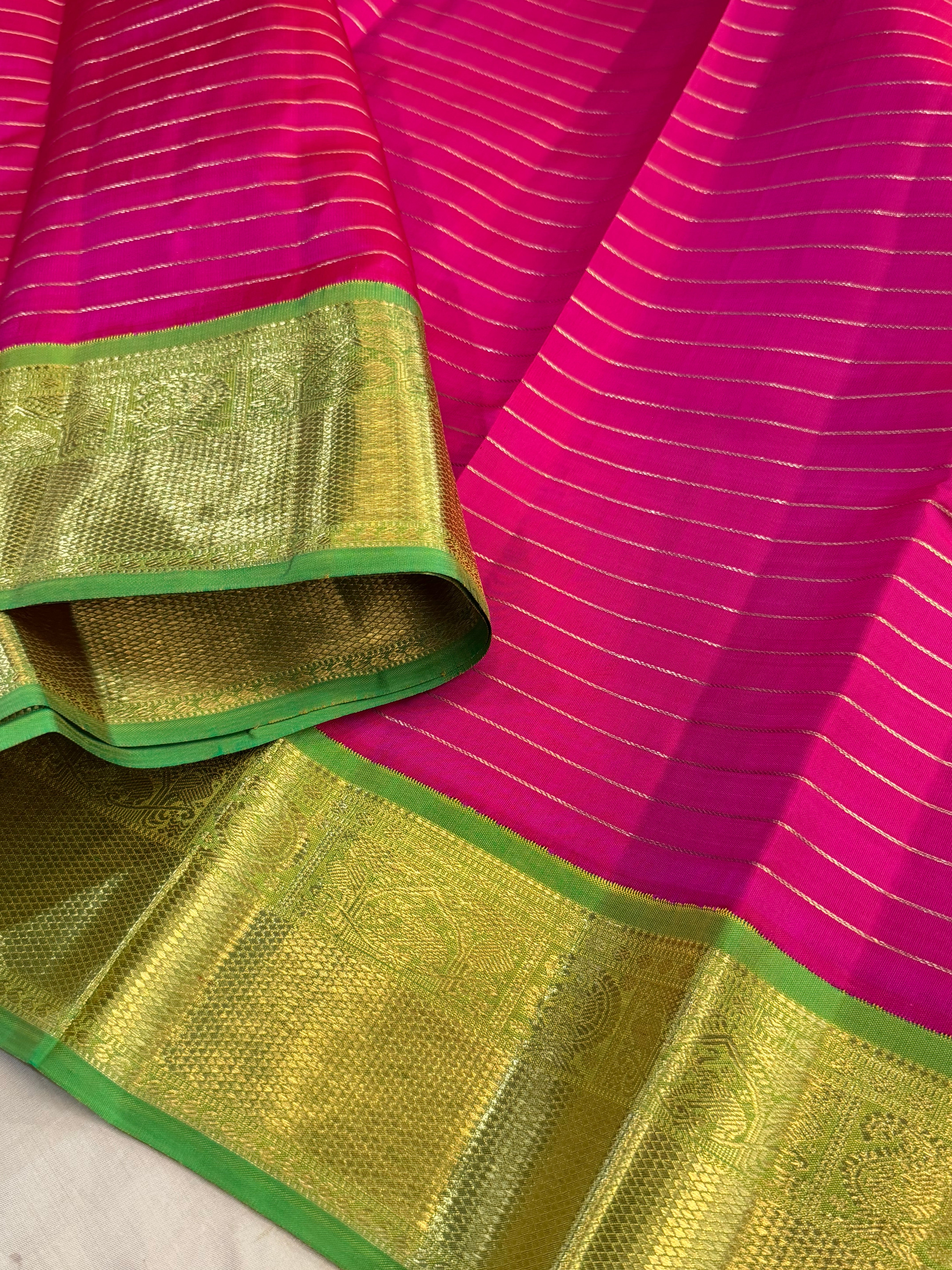 Veldhari Korvai / pure Kanjipuram silk