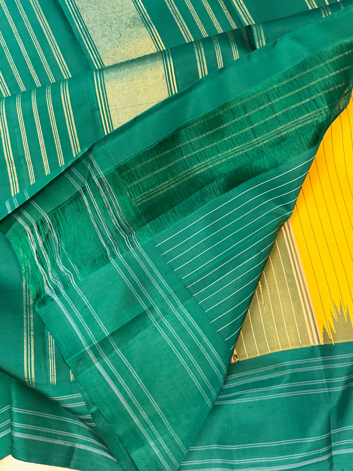 Ganga Jamuna border Aarani pure silk saree/ clsa 12074