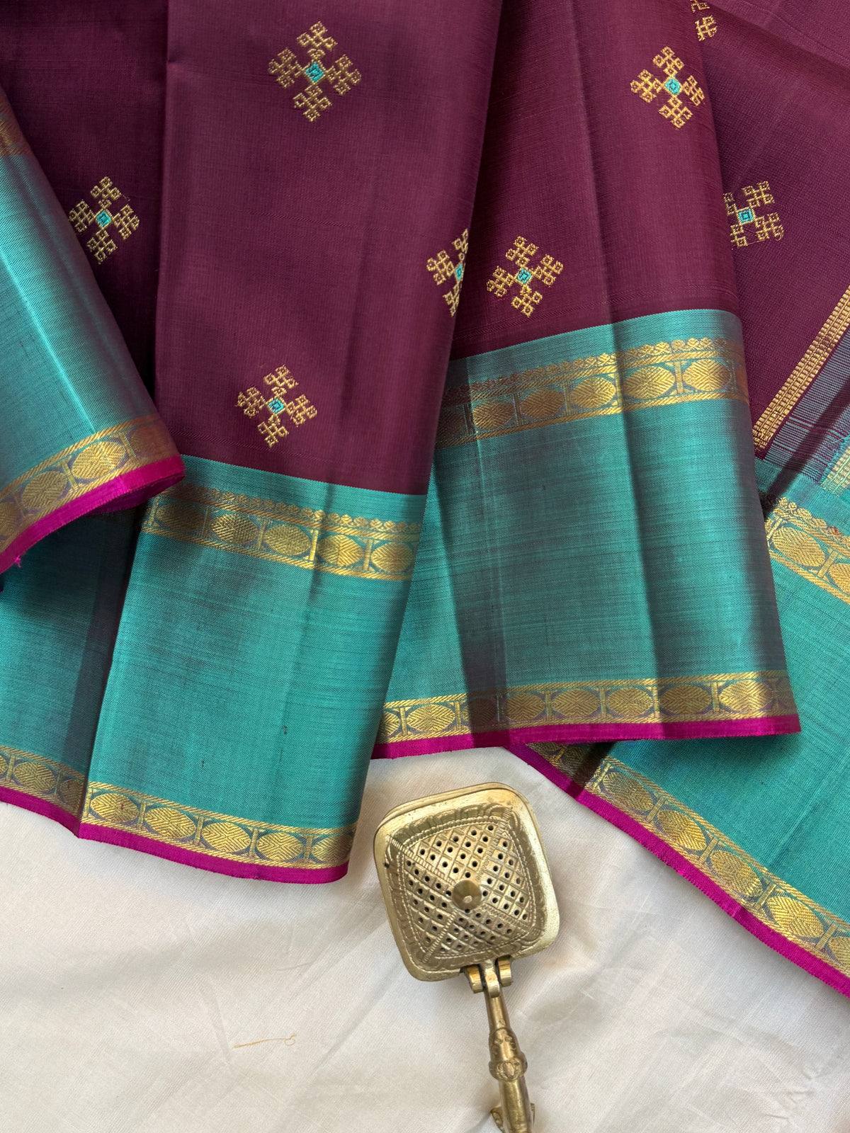 Paaku Rettapet pure Zari/kanjipuram silk saree clsa 12098