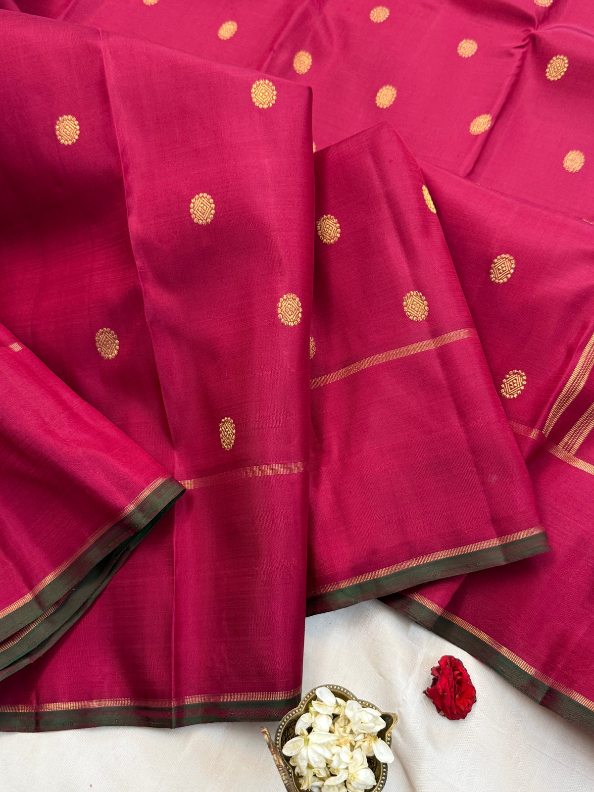 Arakku butta/Kanjipuram silk saree clsa 11643