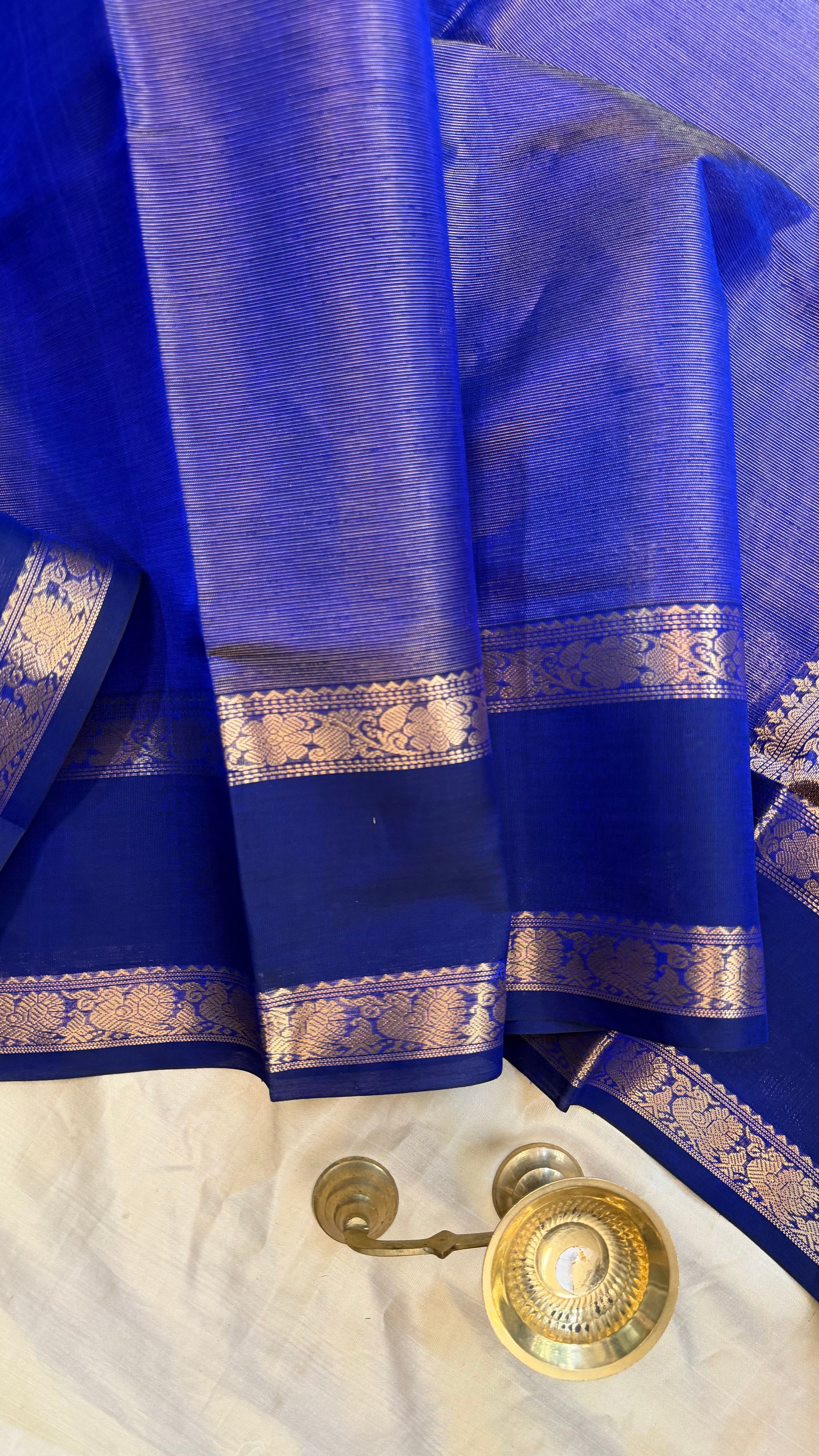 Ms blue vairaoosi/ Premium Silk Cotton