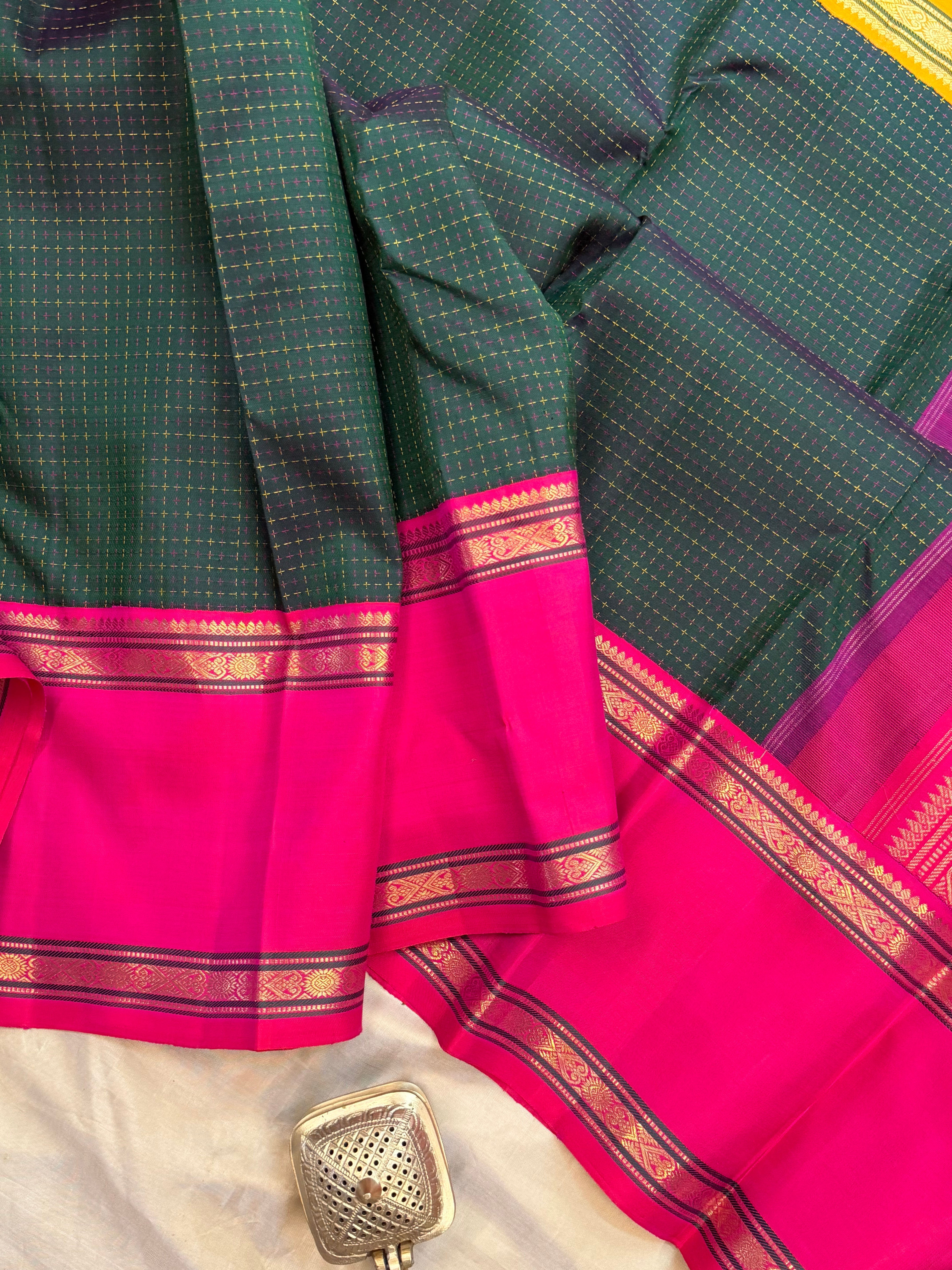 Ganga Jamuna plus Butta Korvai / Kanjipuram silk