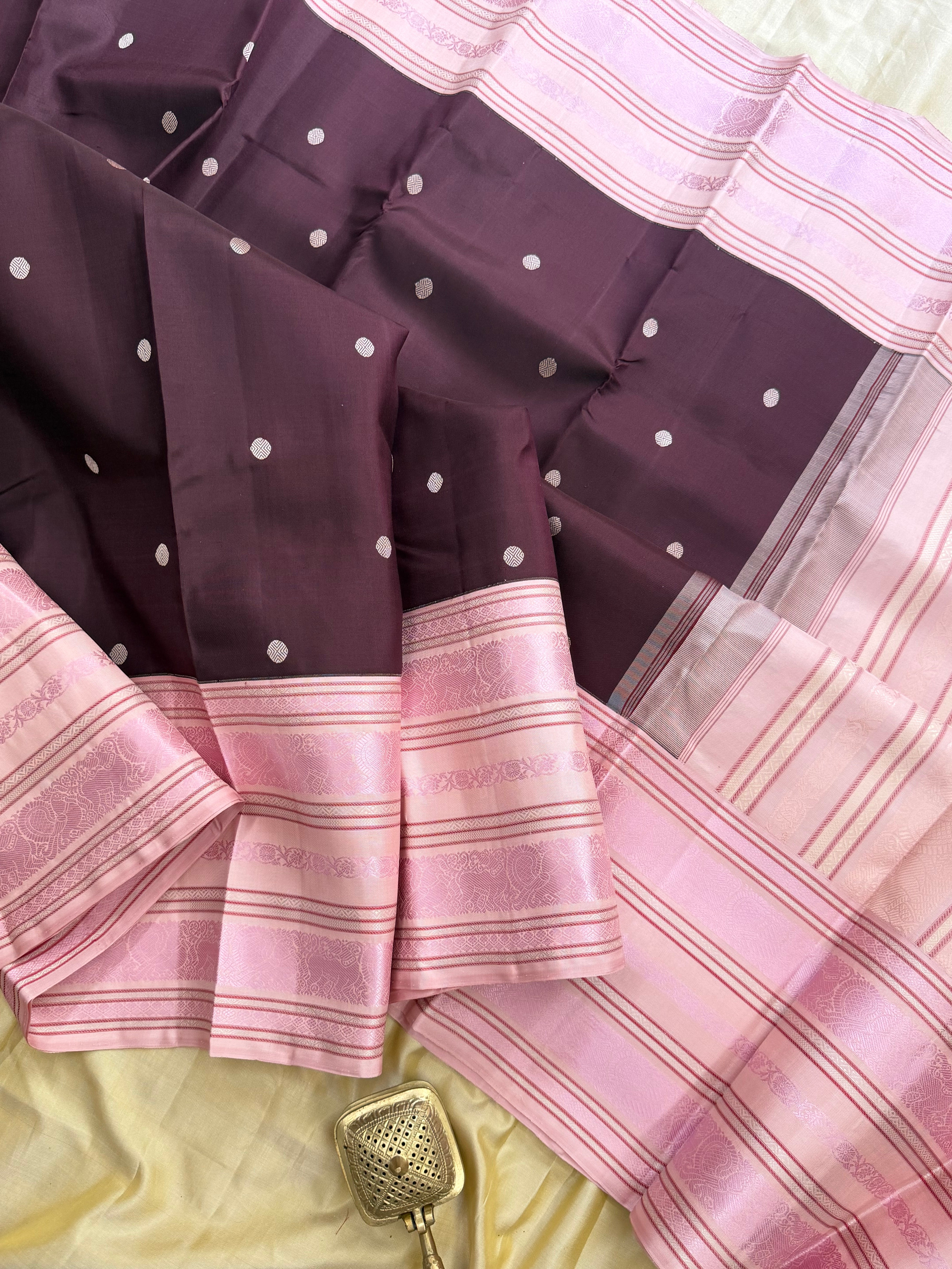Vintage varisapet thread pet Korvai / Arani silk