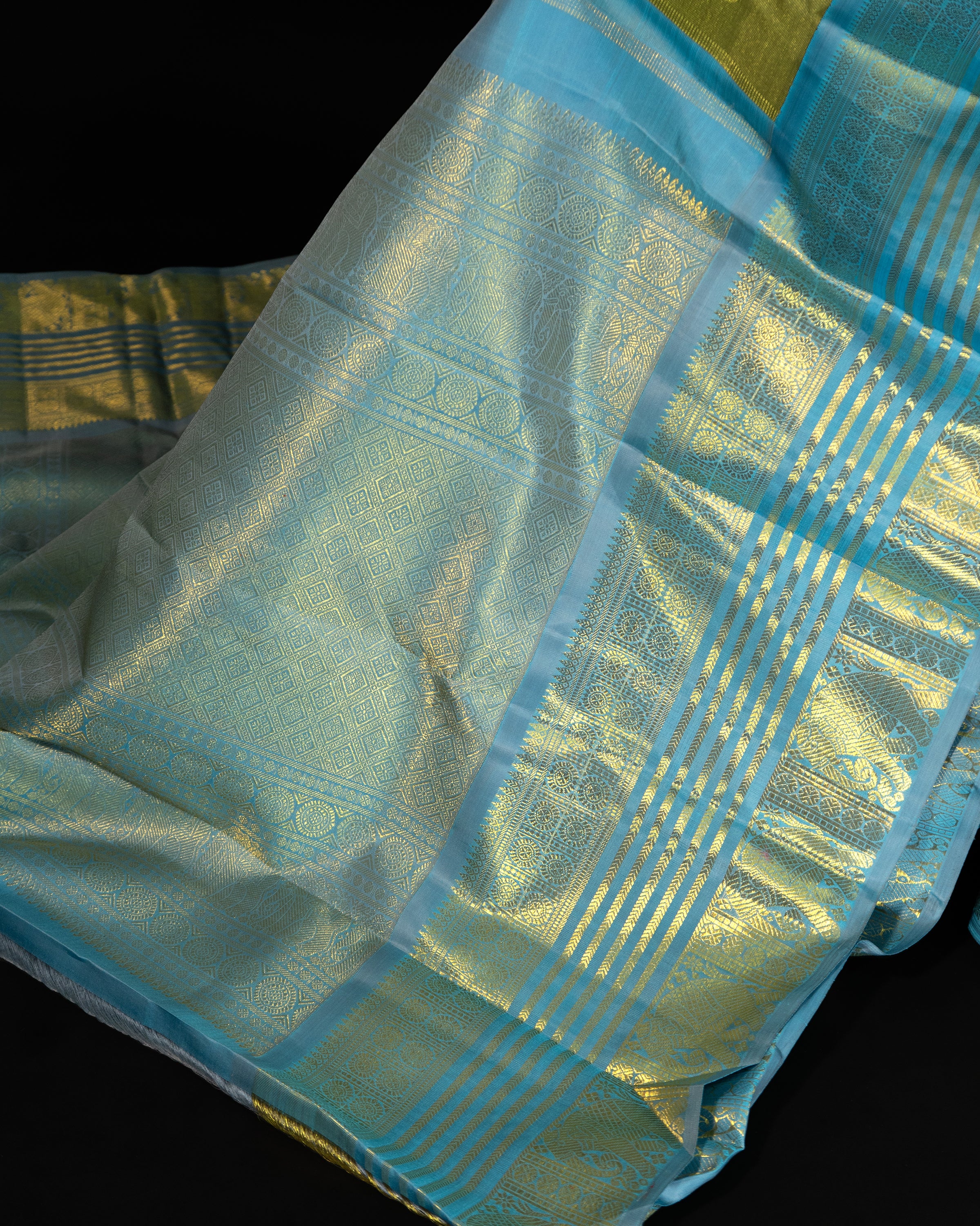 Tissue Vairaoosi Korvai / Kanjipuram silk