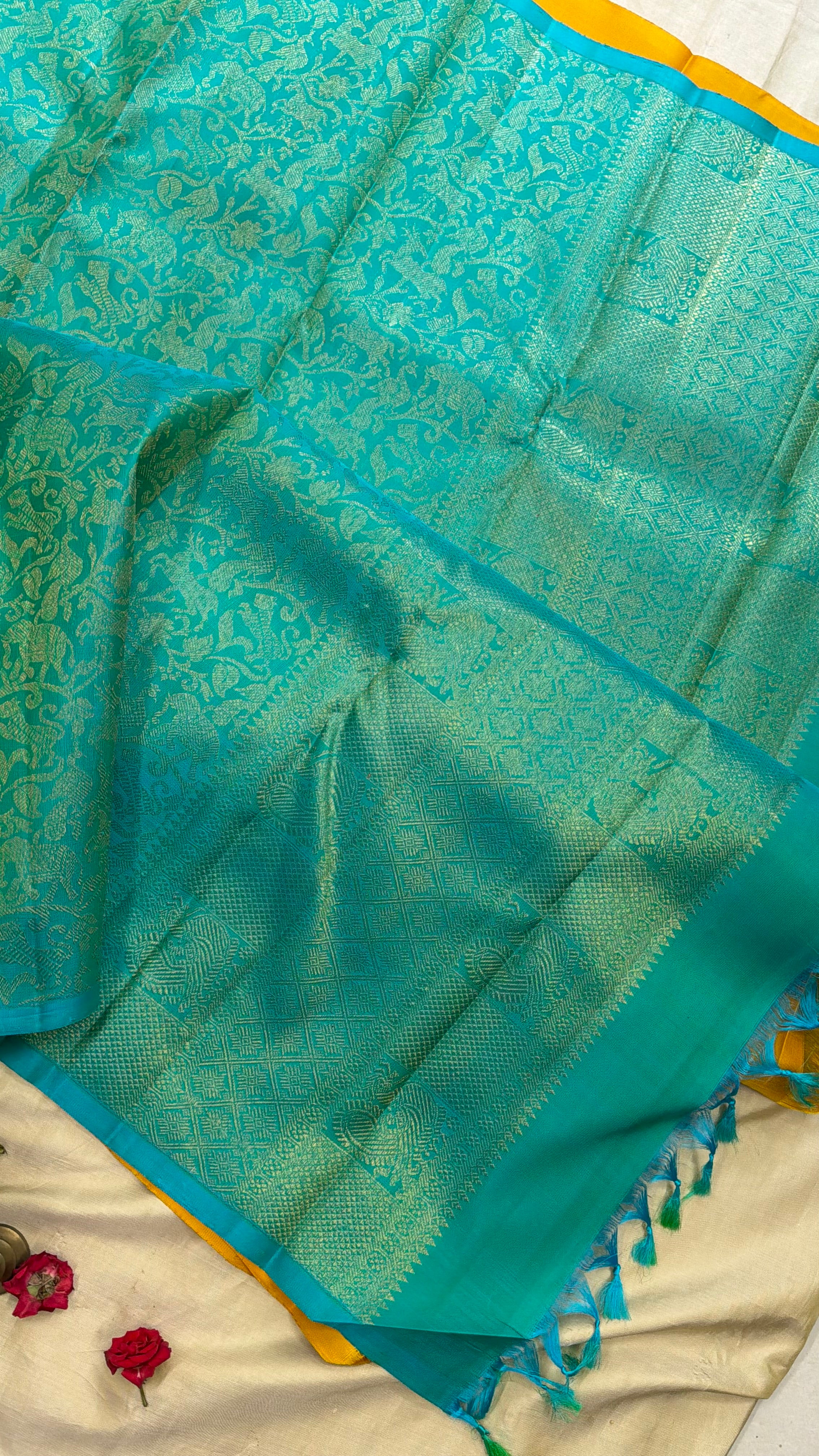 Vanasingaram brocade/ Kanjipuram silk
