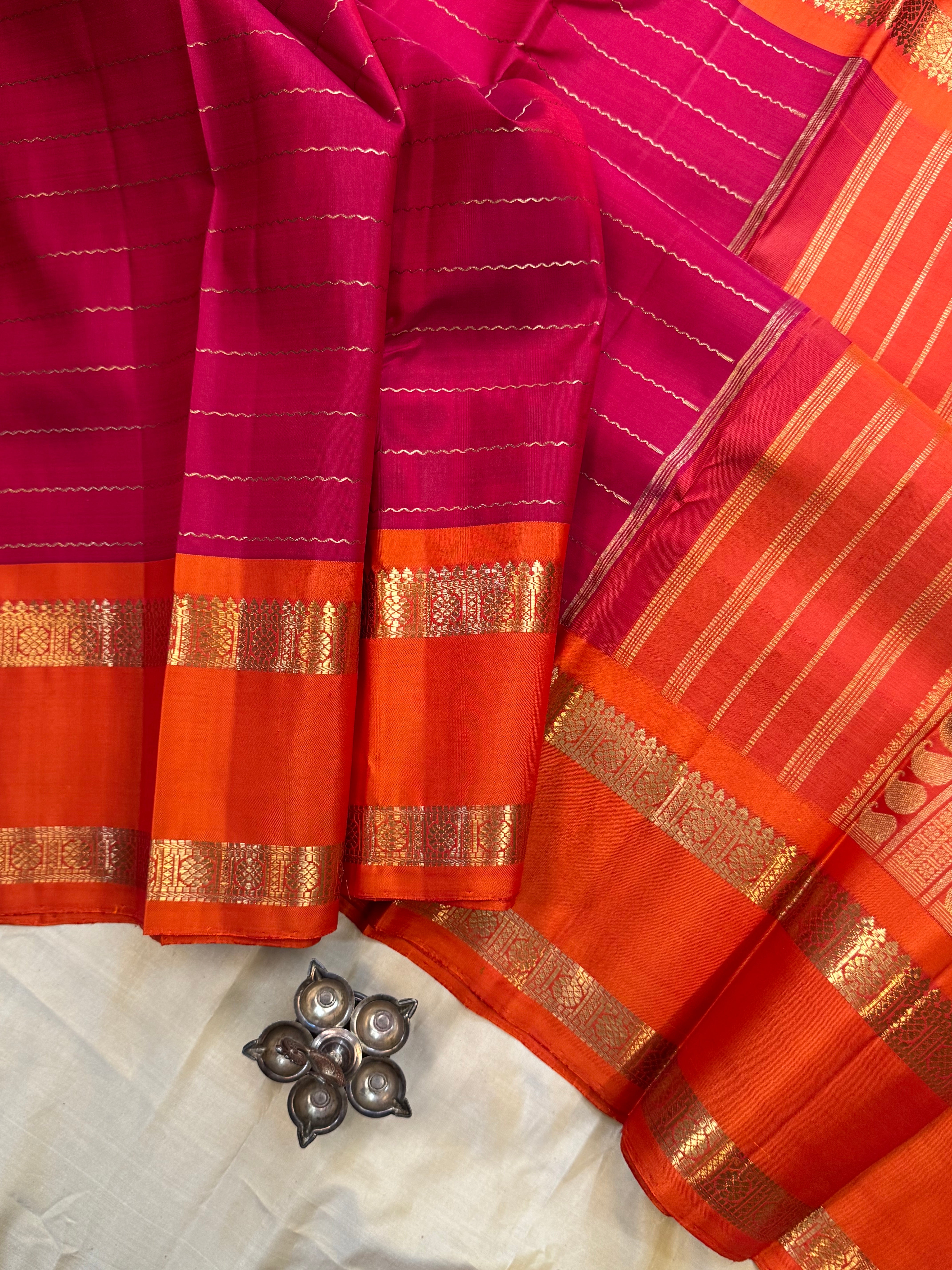 Araku Veldhari vintage retta pet / kanjipuram silk