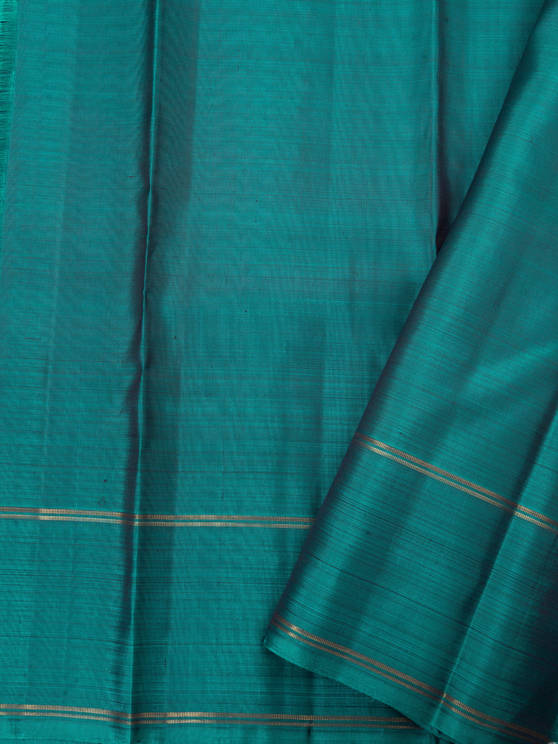 Black and rama green temple body butta / Kanjivaram Silk Saree CLSA5098