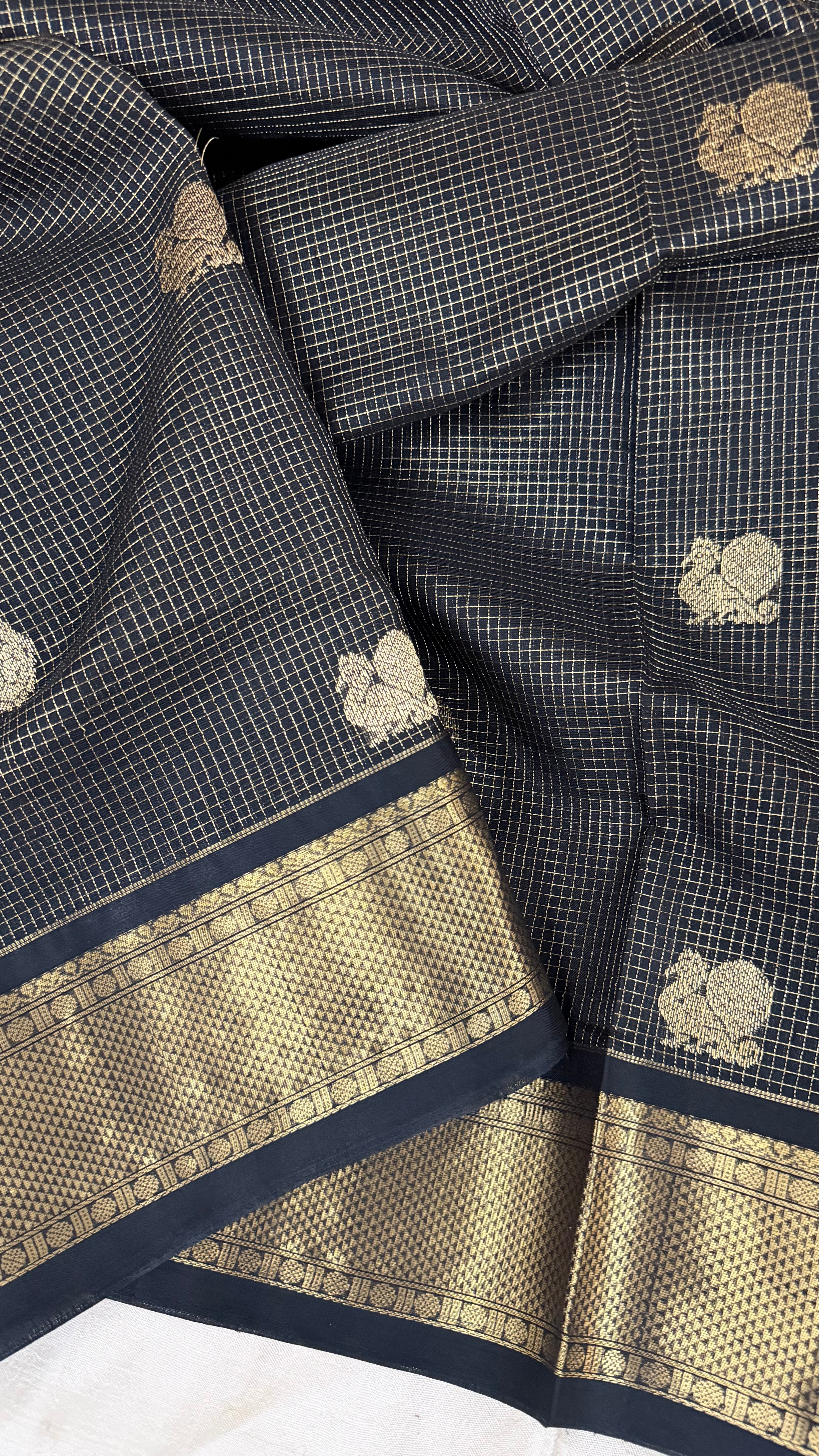 Black Zari kattam / Premium Silk Cotton CLSA5166