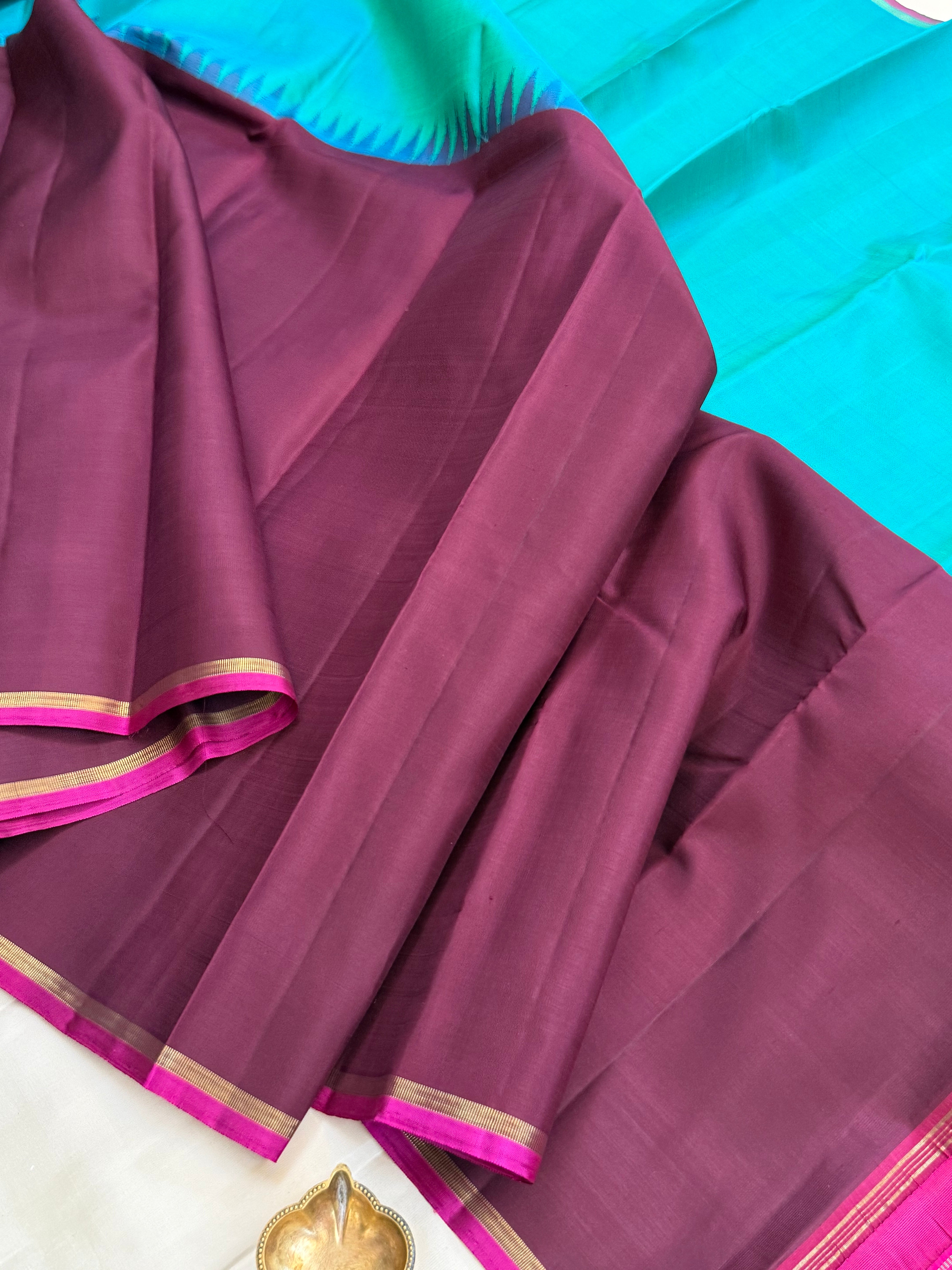 half and half korvai / Kanjipuram silk CLSA 10679