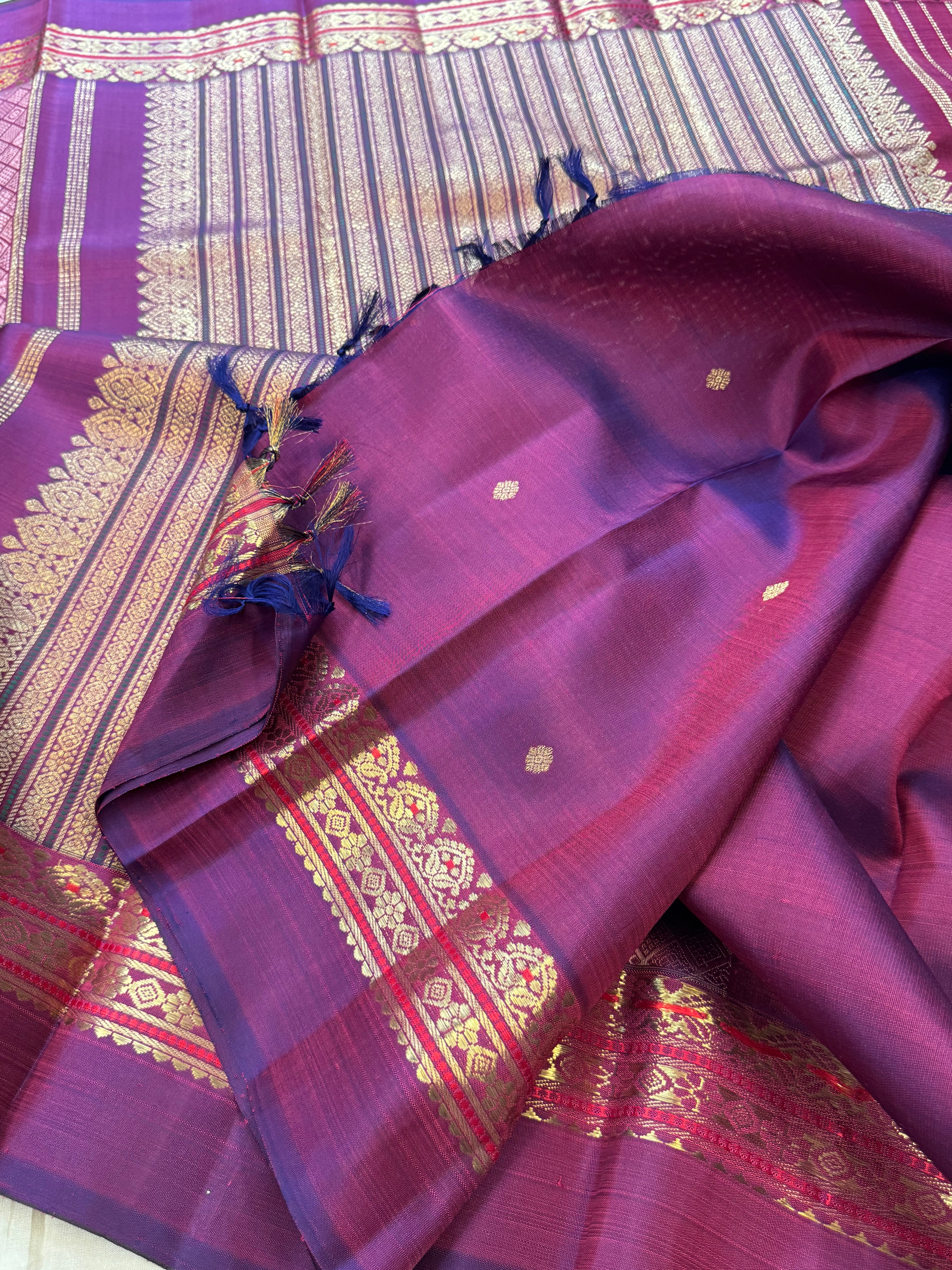 Master weaver 108 unique Butta saree : kanjipuram silk