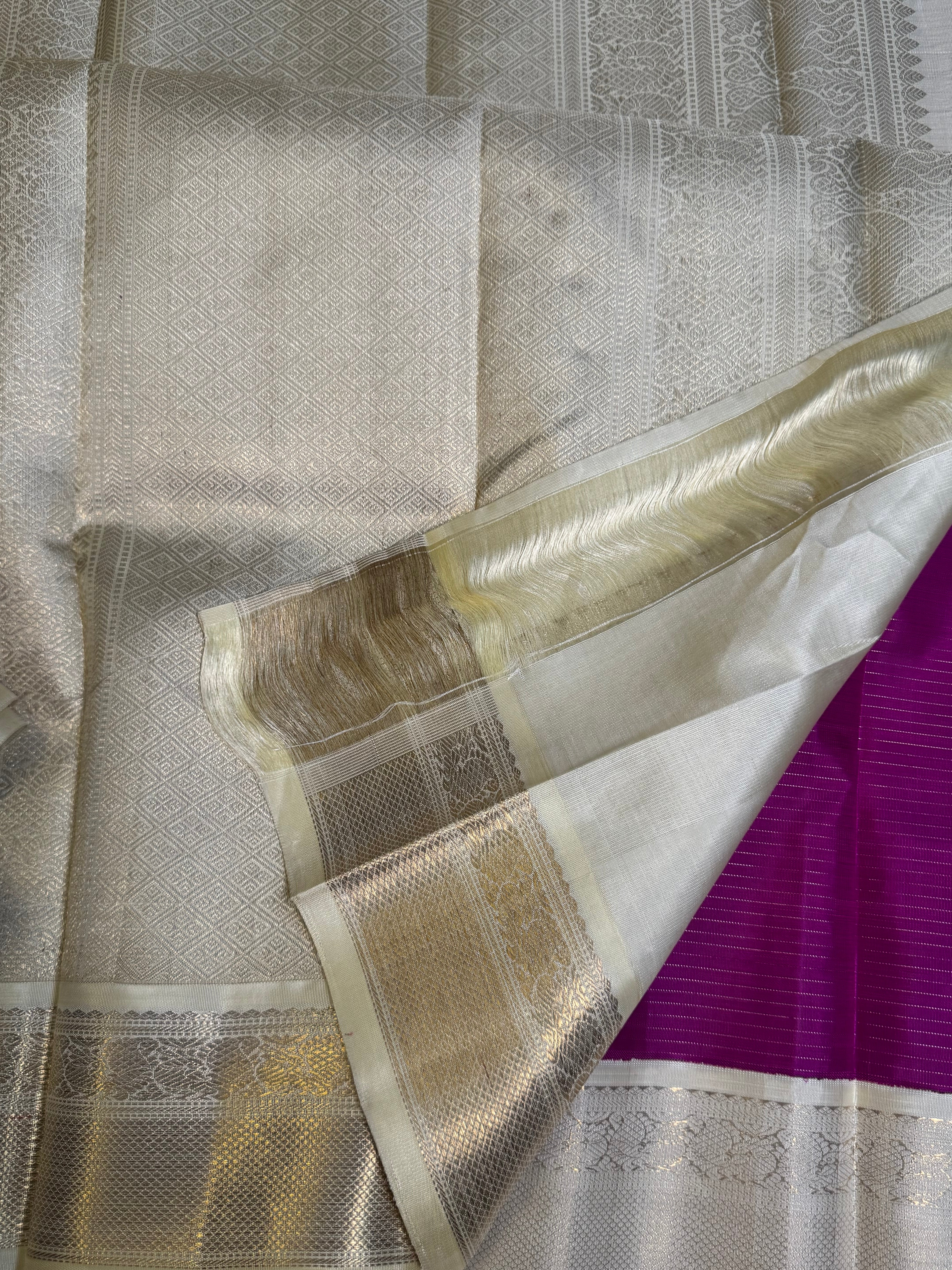 Vadamalli Korvai Vairaoosi / Kanjipuram silk