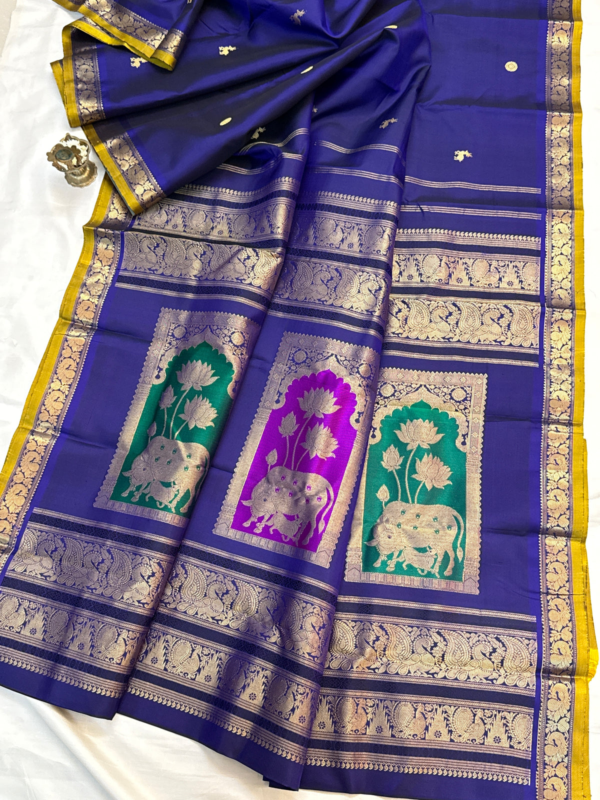 festivel edit _special edition_midnight blue / silk saree clsa 12418