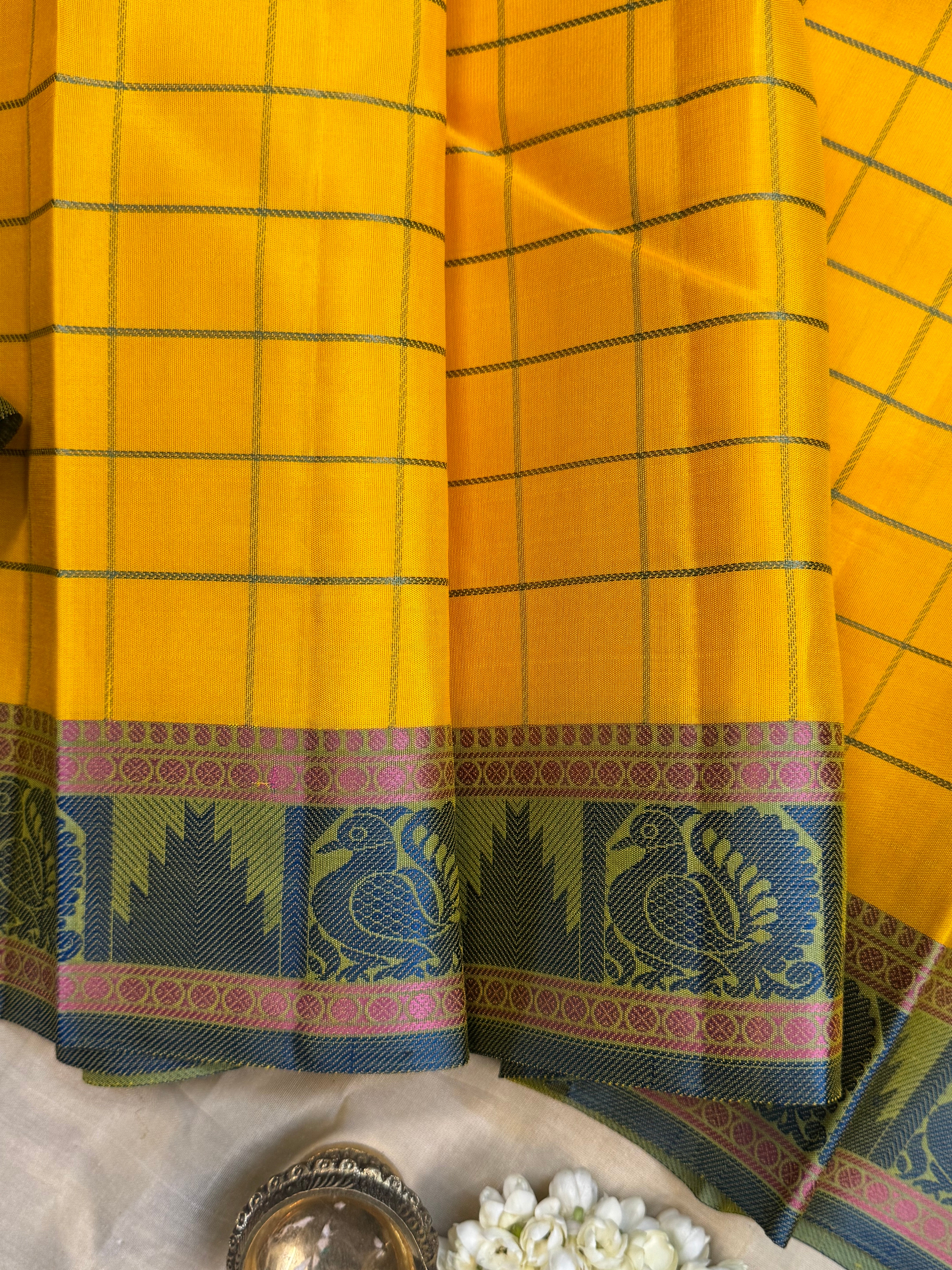 Manjal kattam/ Varnangal soft silk