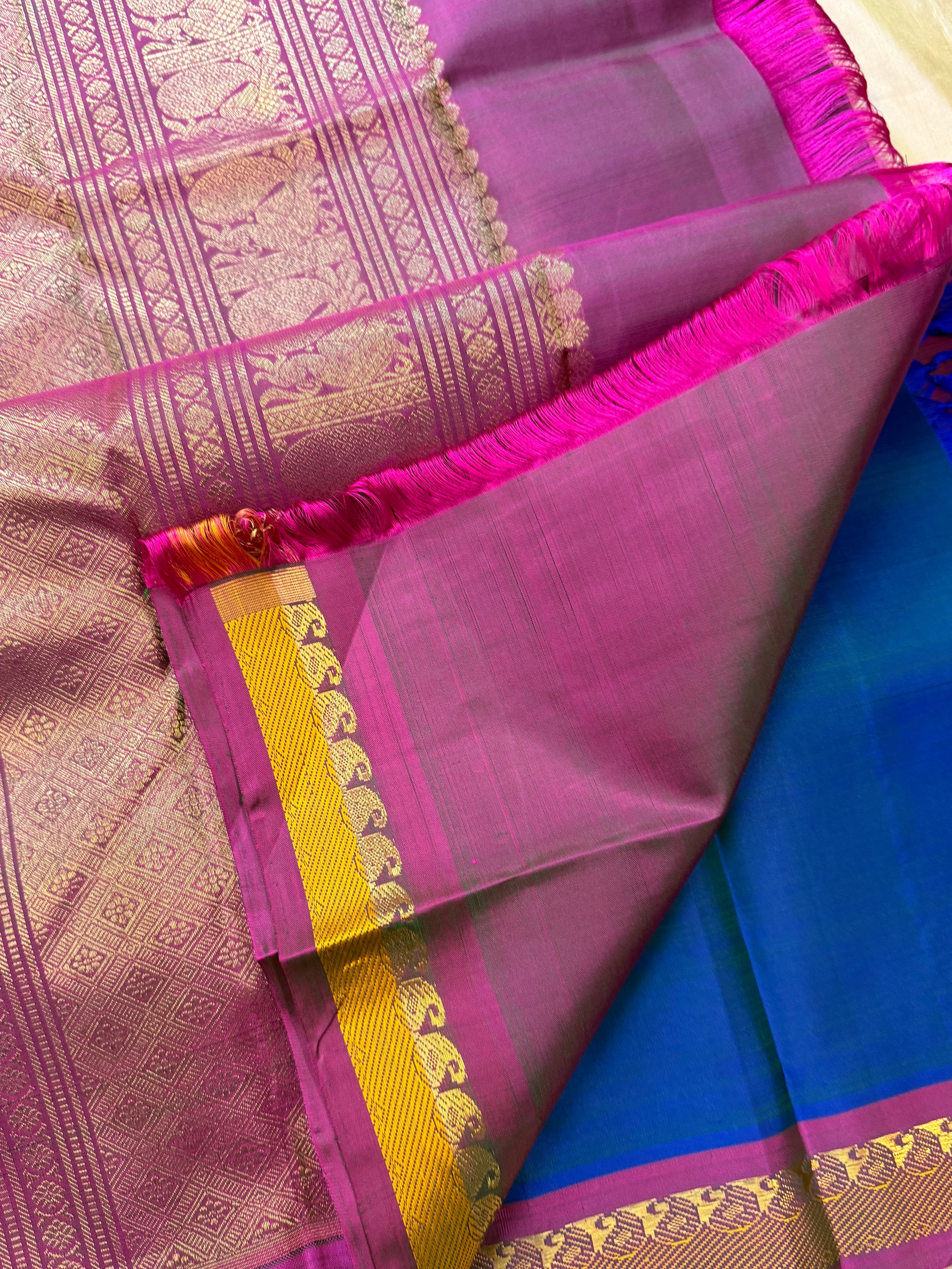 Permam : mayilkazhuthu manga pet / Kanjipuram silk CL6231