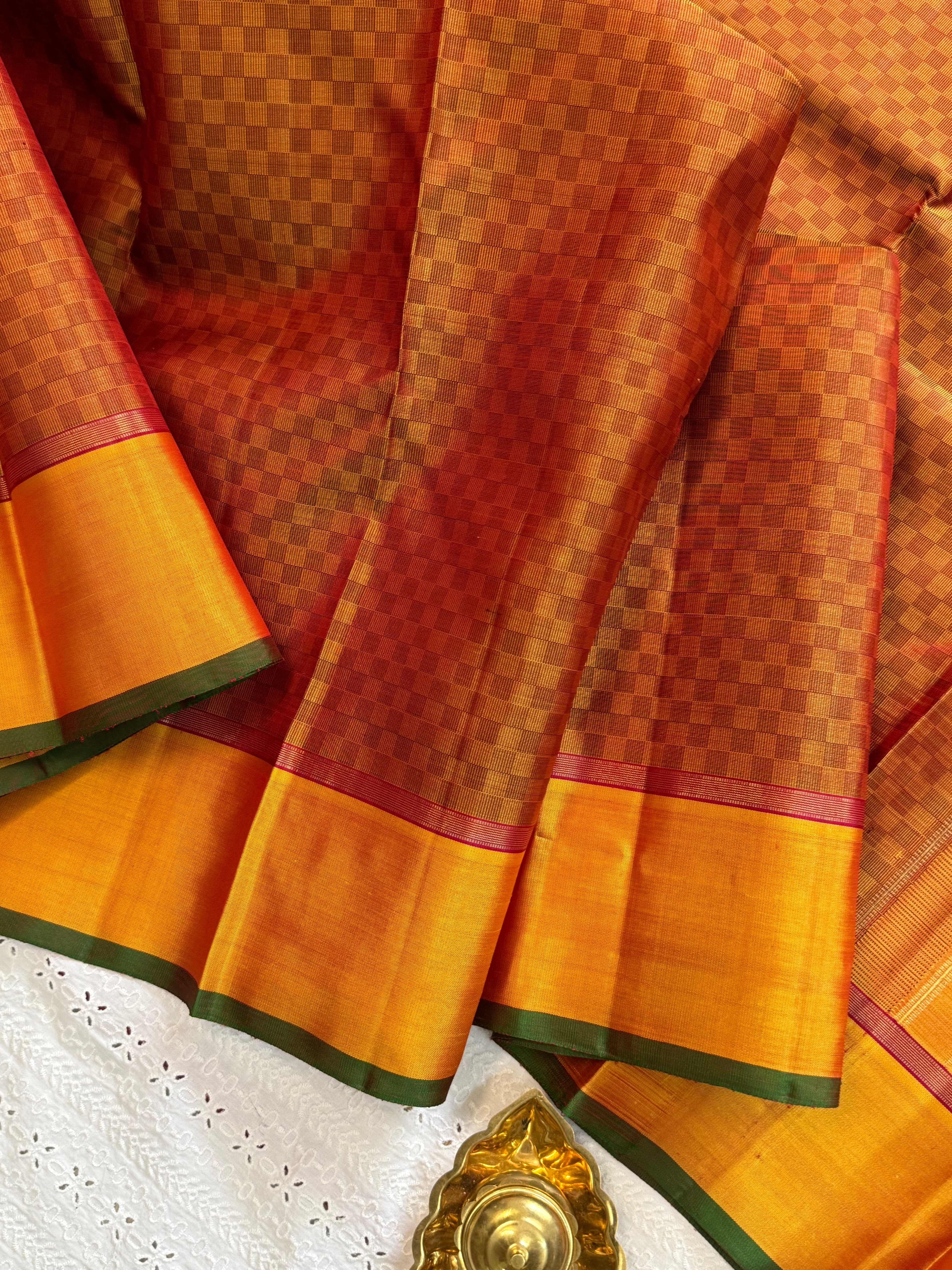 Mustard paimadi / Kanjipuram silk
