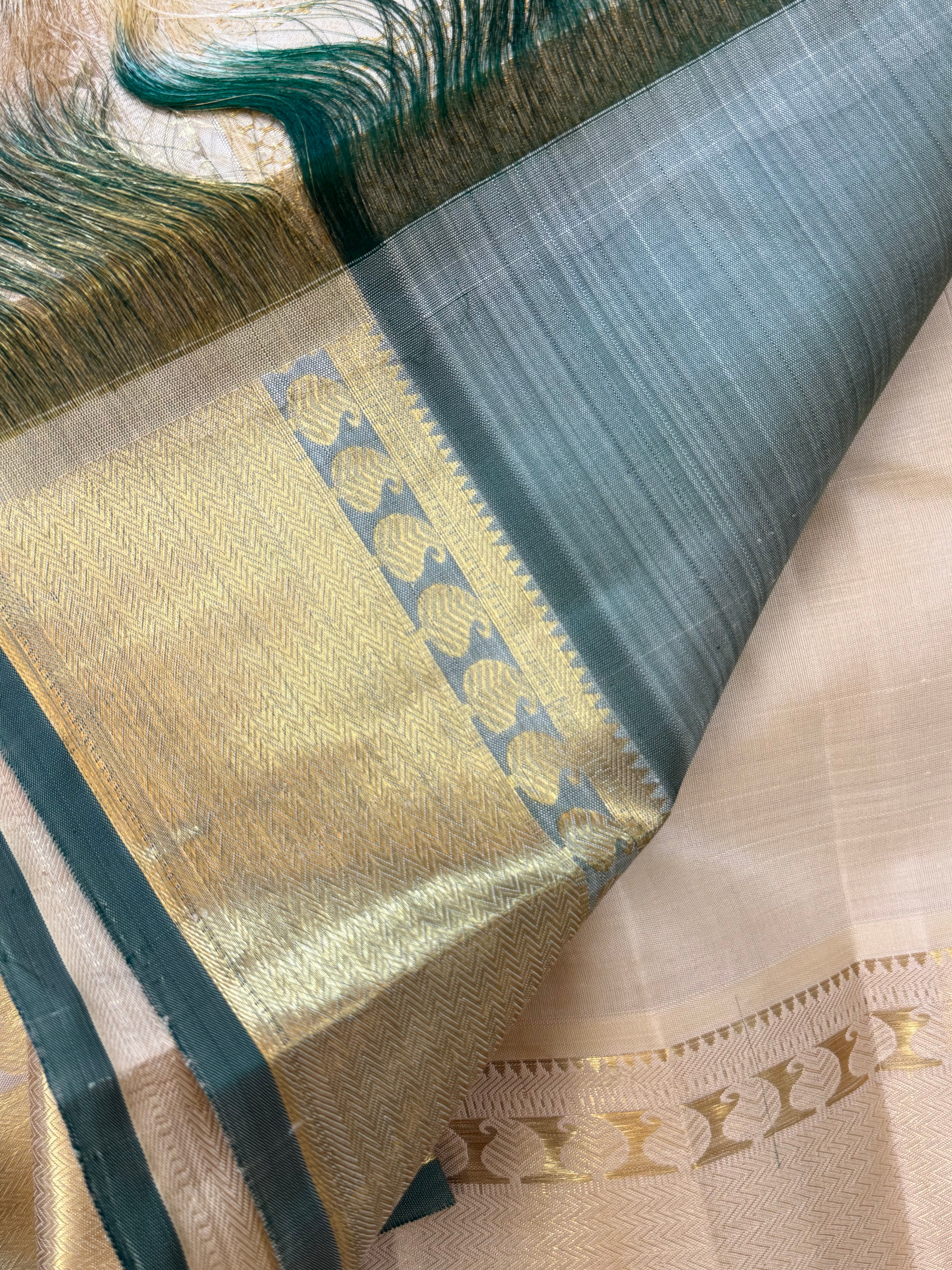 Off sandal manga butta /Arani Silk Saree CLSA10841