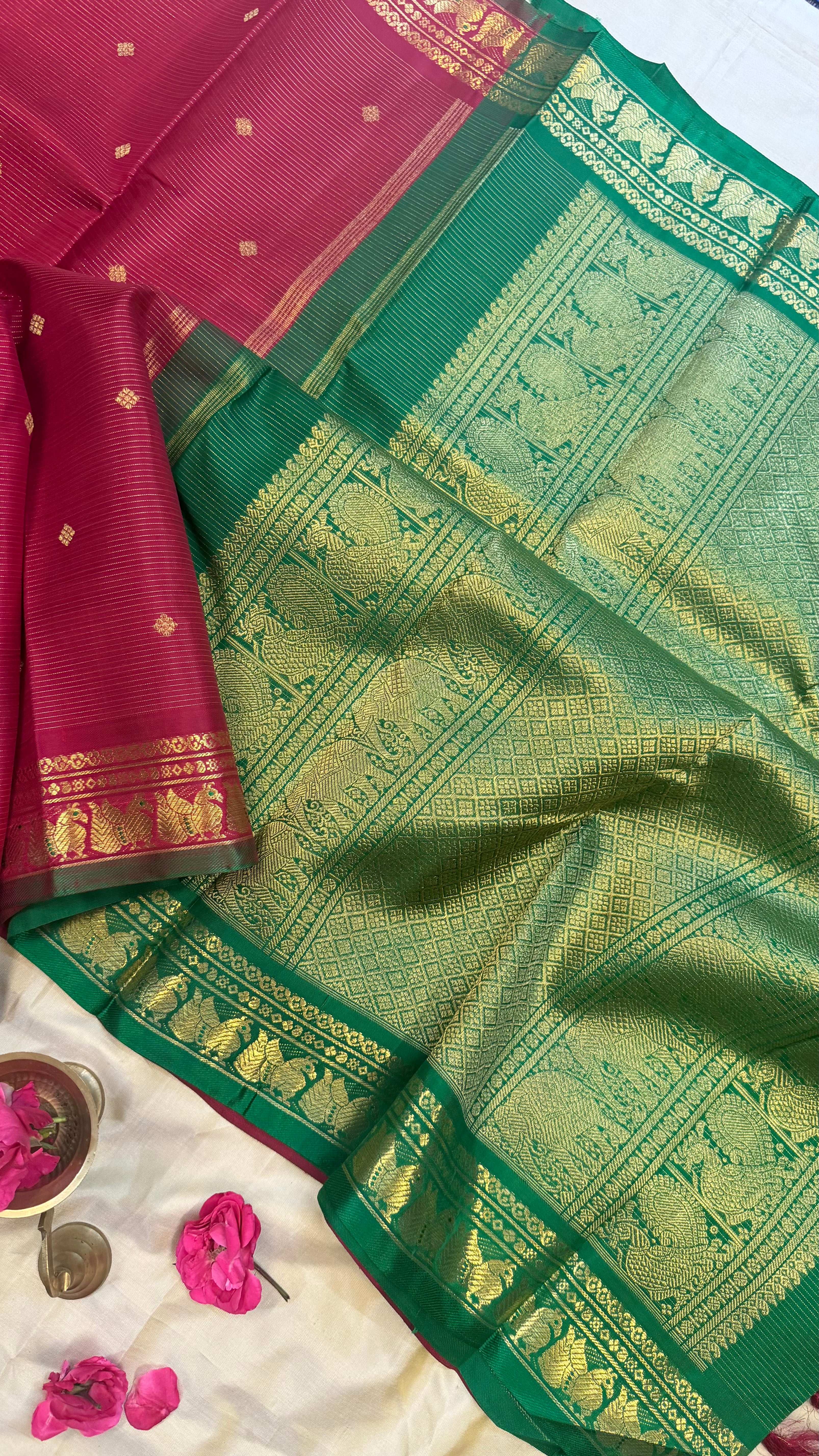 Araku Vairaoosi / Kanjipuram silk