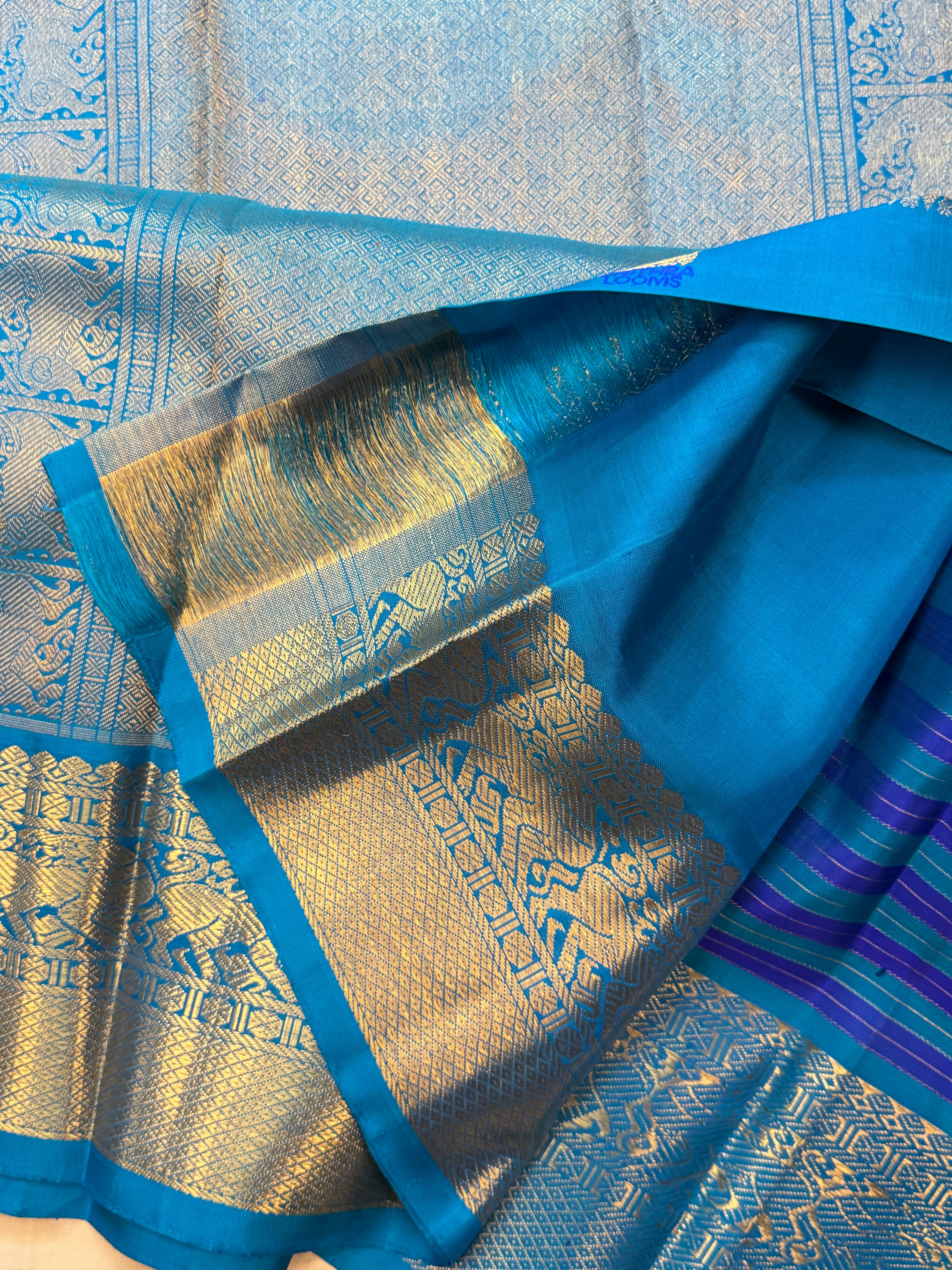 Vaalapoo savuku veldhari / Kanjipuram silk