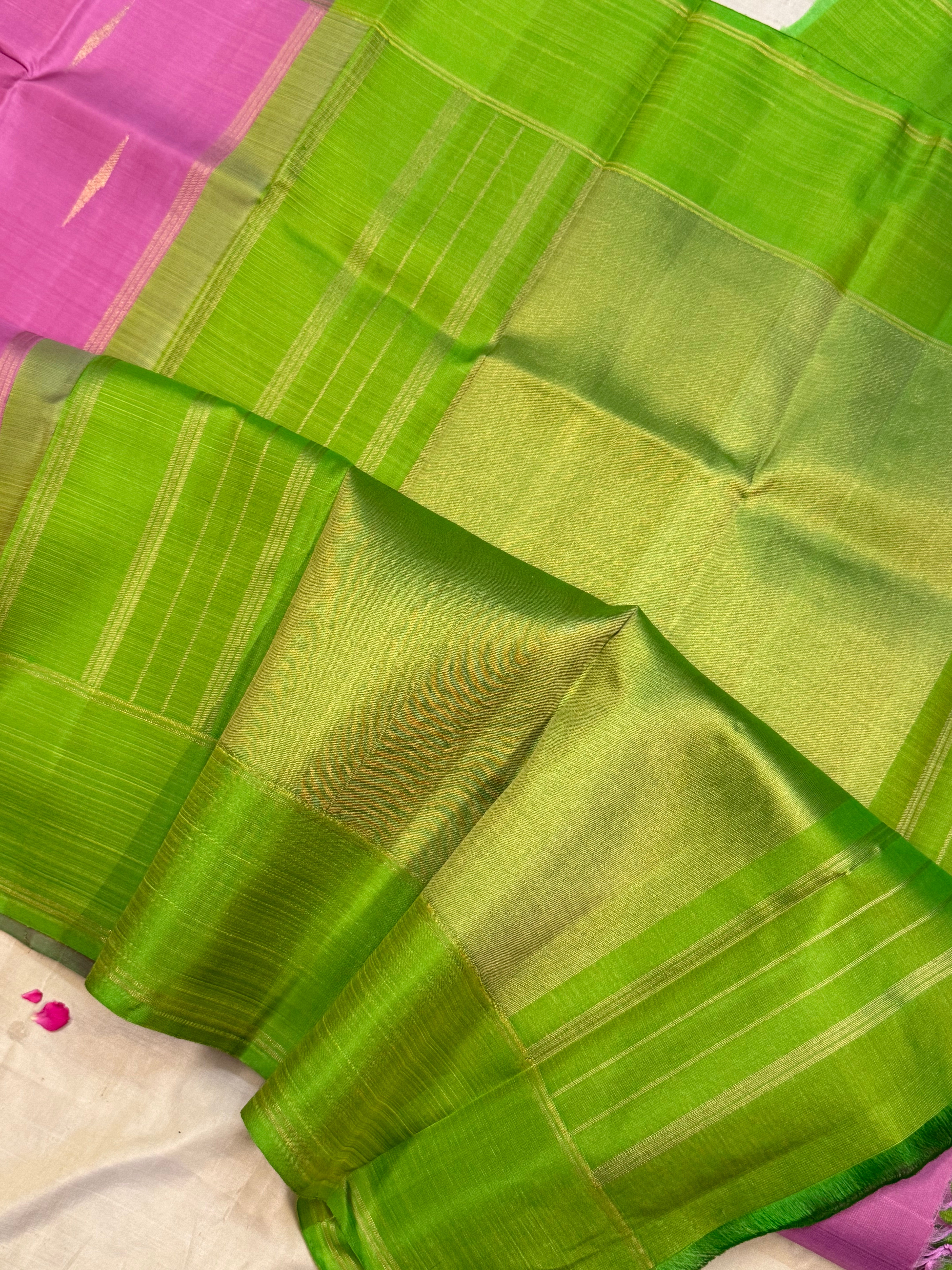 Pink and green / Kanjipuram silk CLSA6456