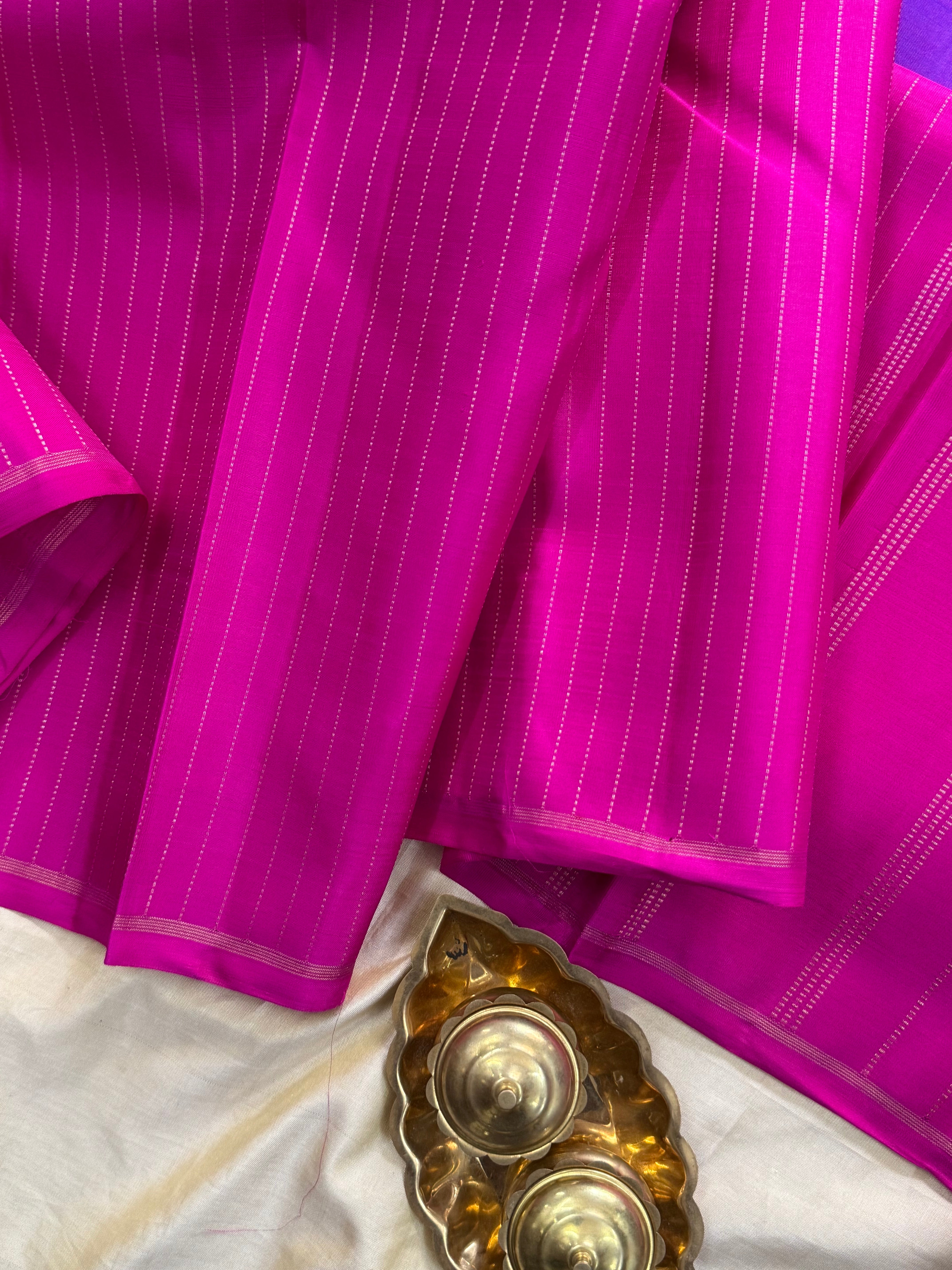 HALF AND HALF BODY ZARI/KANJIPURAM SILK SAREE CLSA 5447