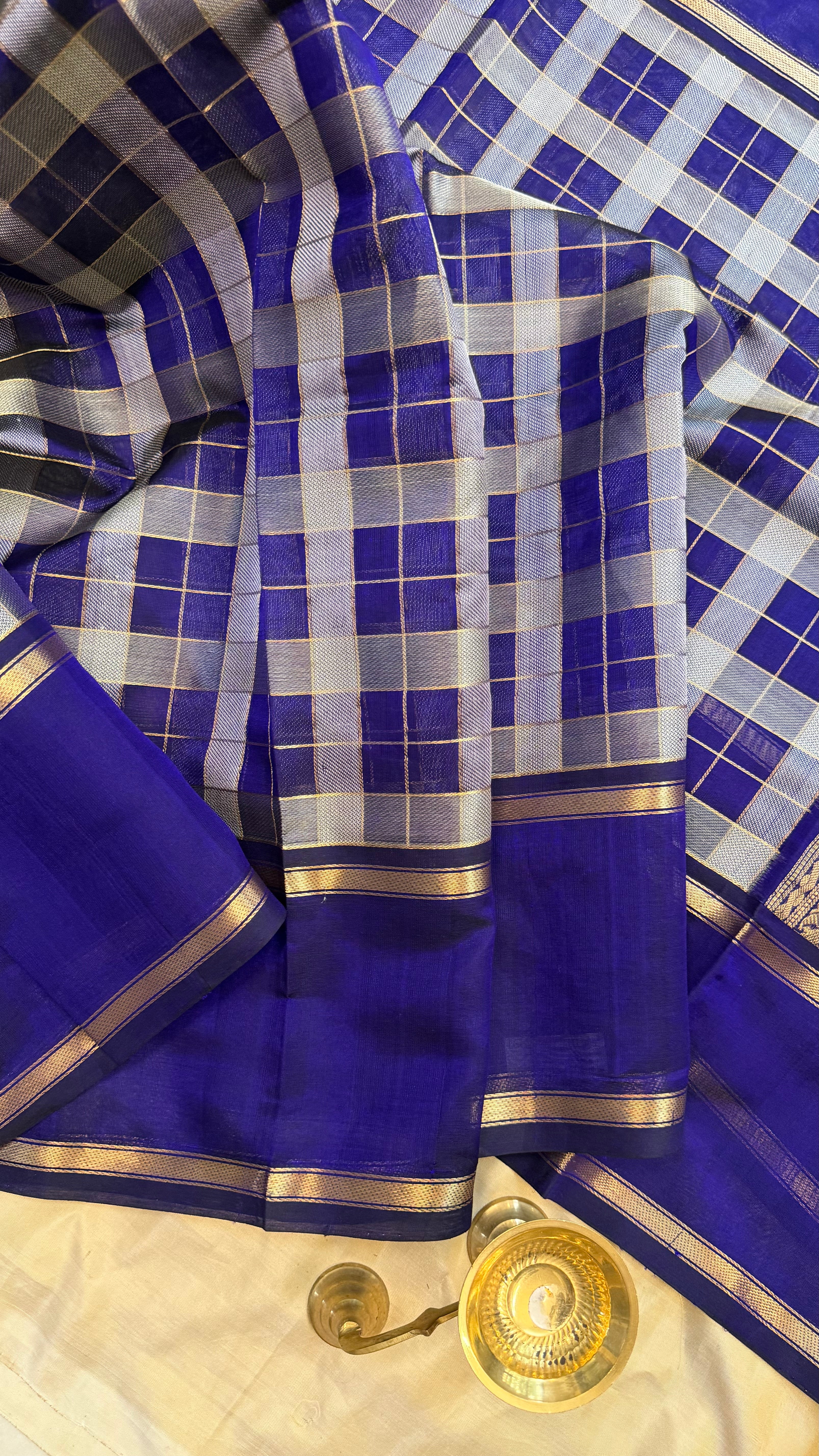 Purple Chettinad kattam/ Silk Cotton