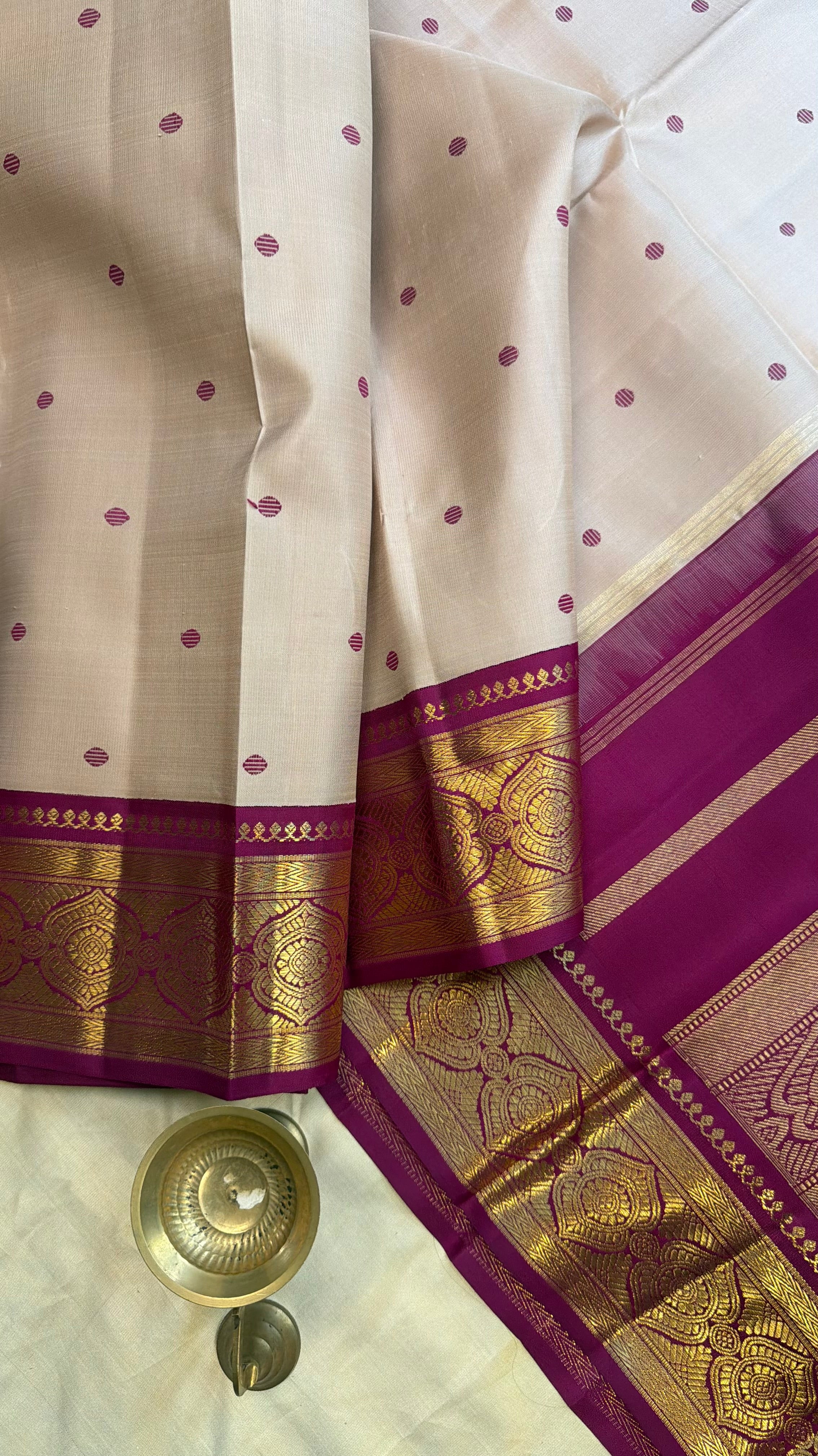 Revival saree Korvai / Kanjipuram silk