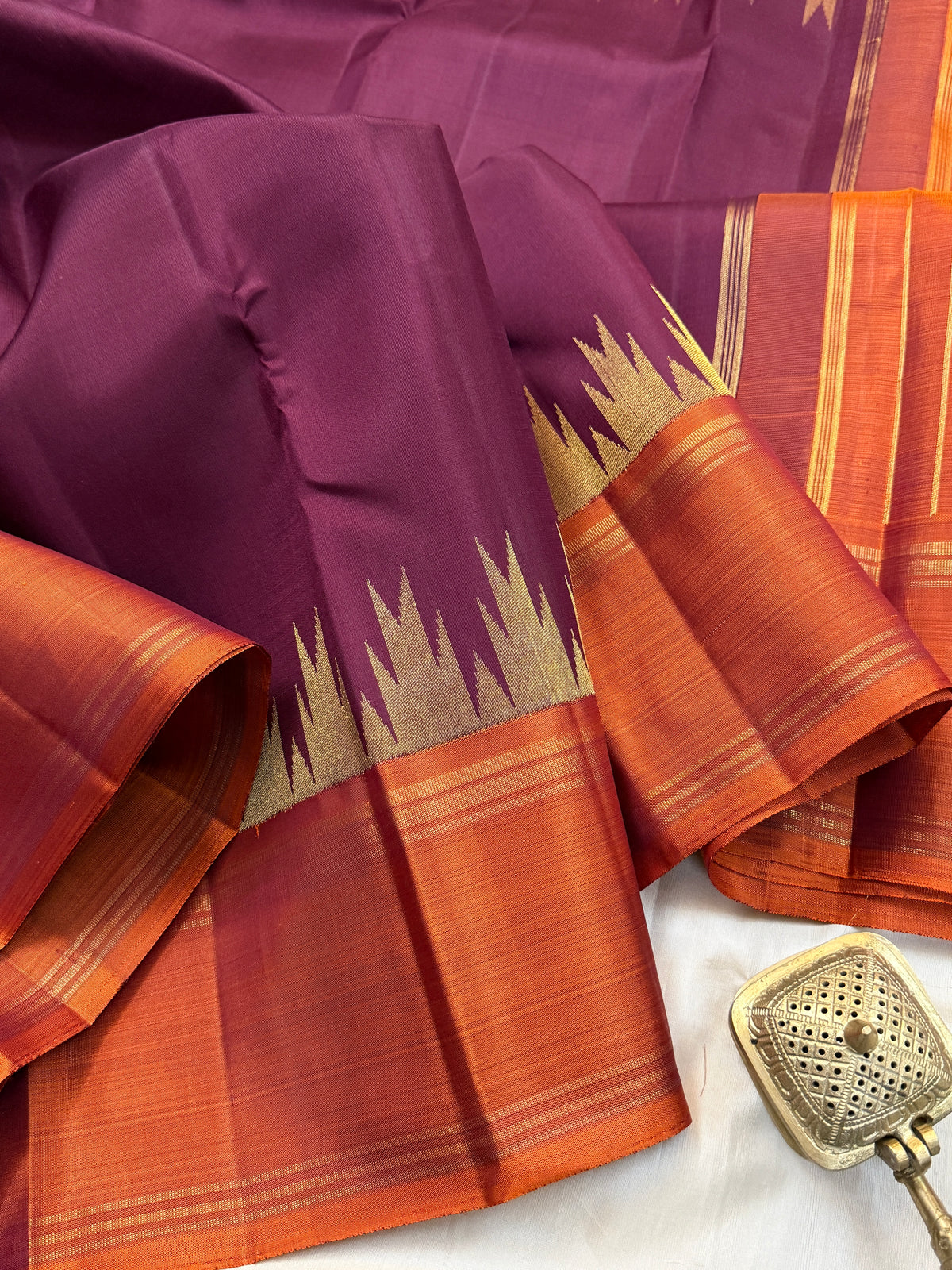 8 kol Paaku /Kanjipuram silk saree clsa 11962
