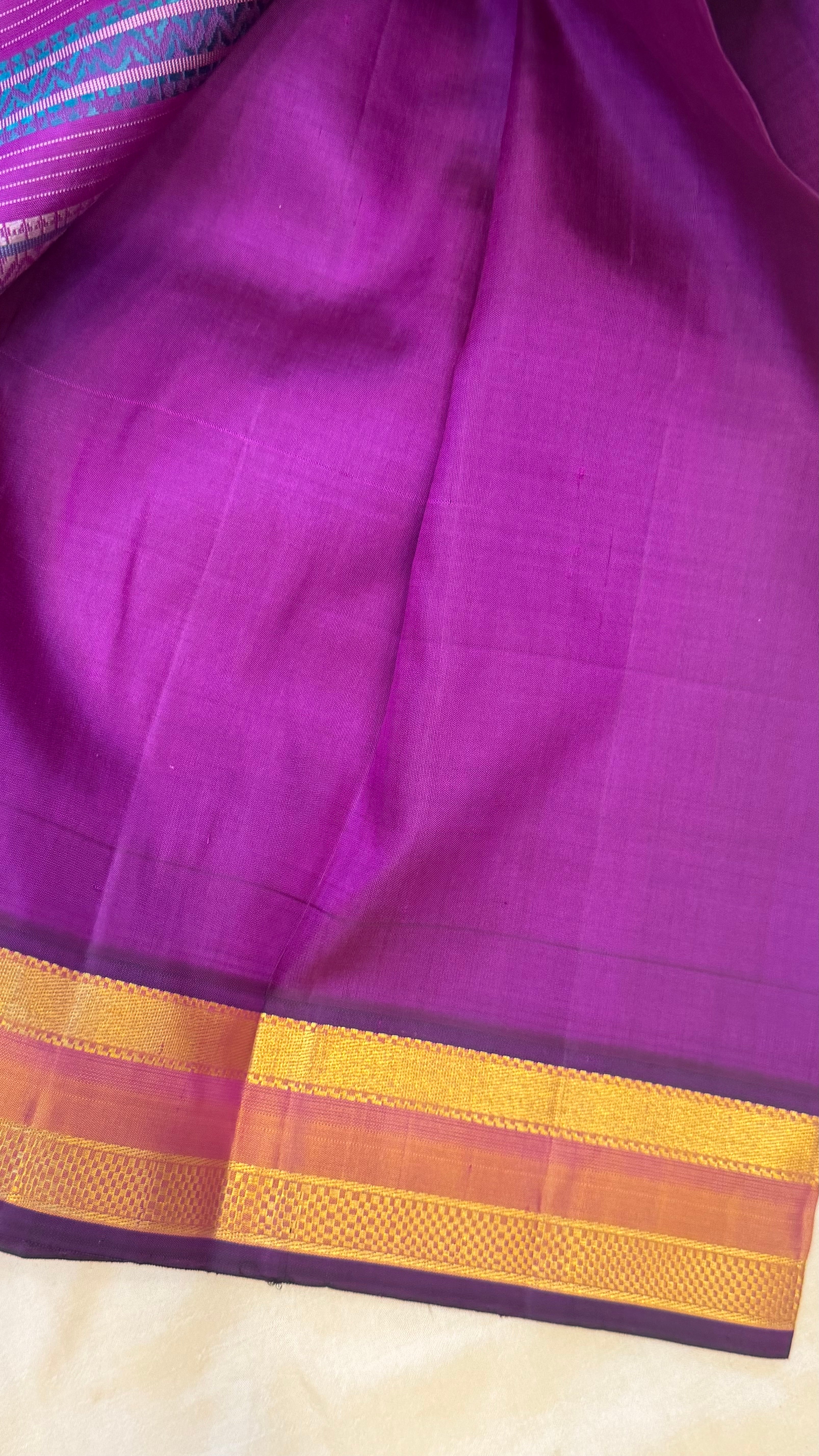 Vadamalli unique pallu/ Arani silk